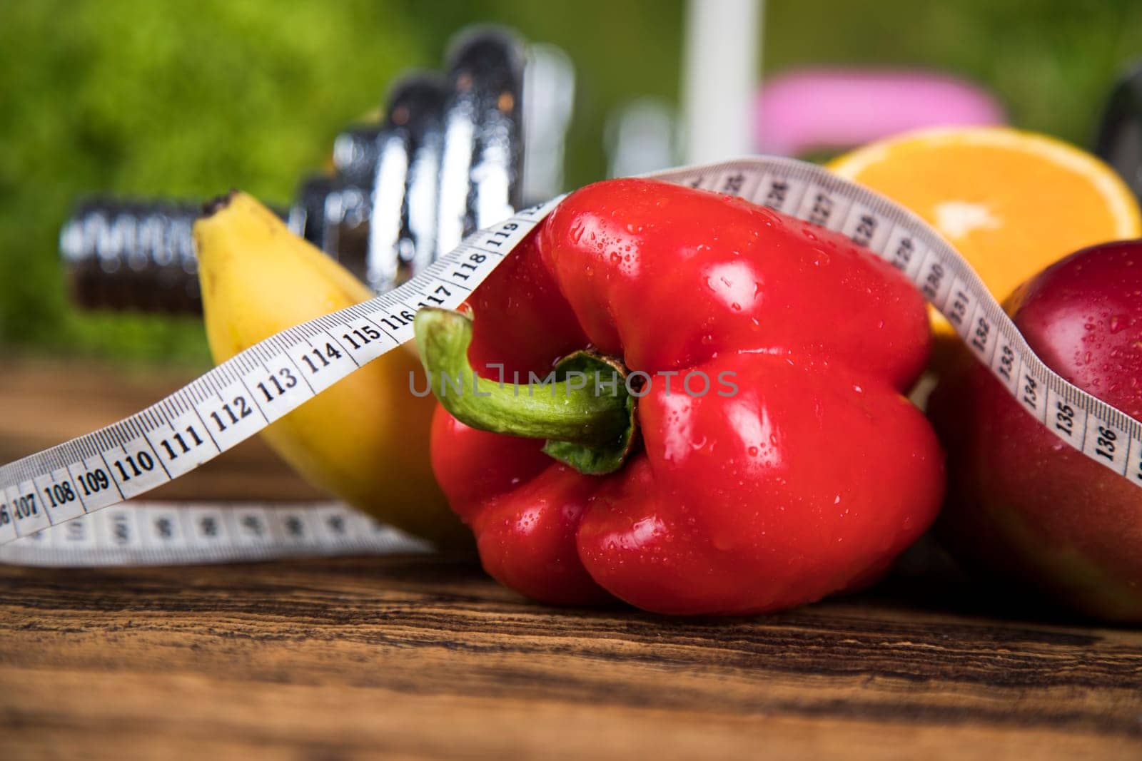 Healthy lifestyle concept, vitamins