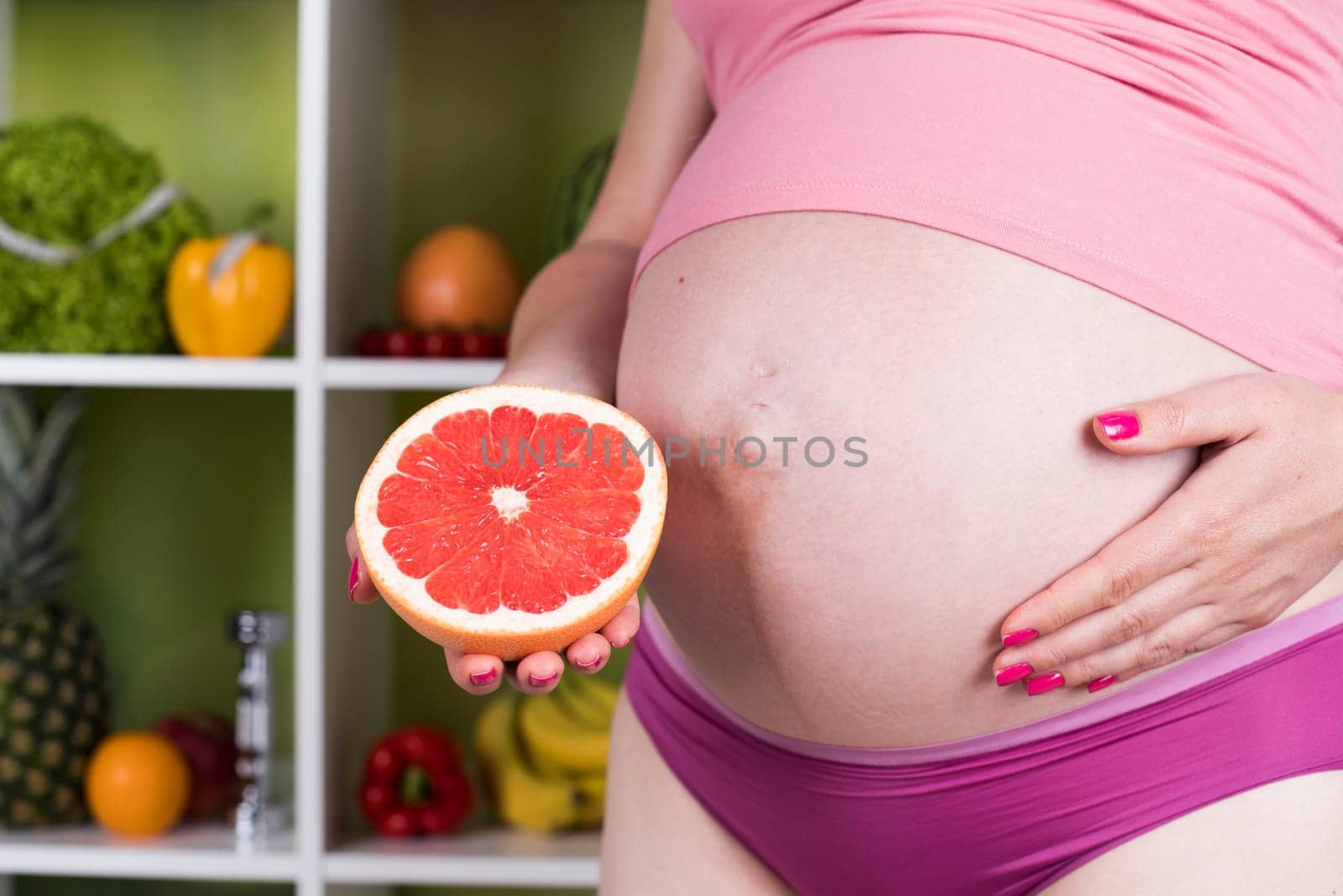 Fresh and healthy food for my baby, Pregnancy concept