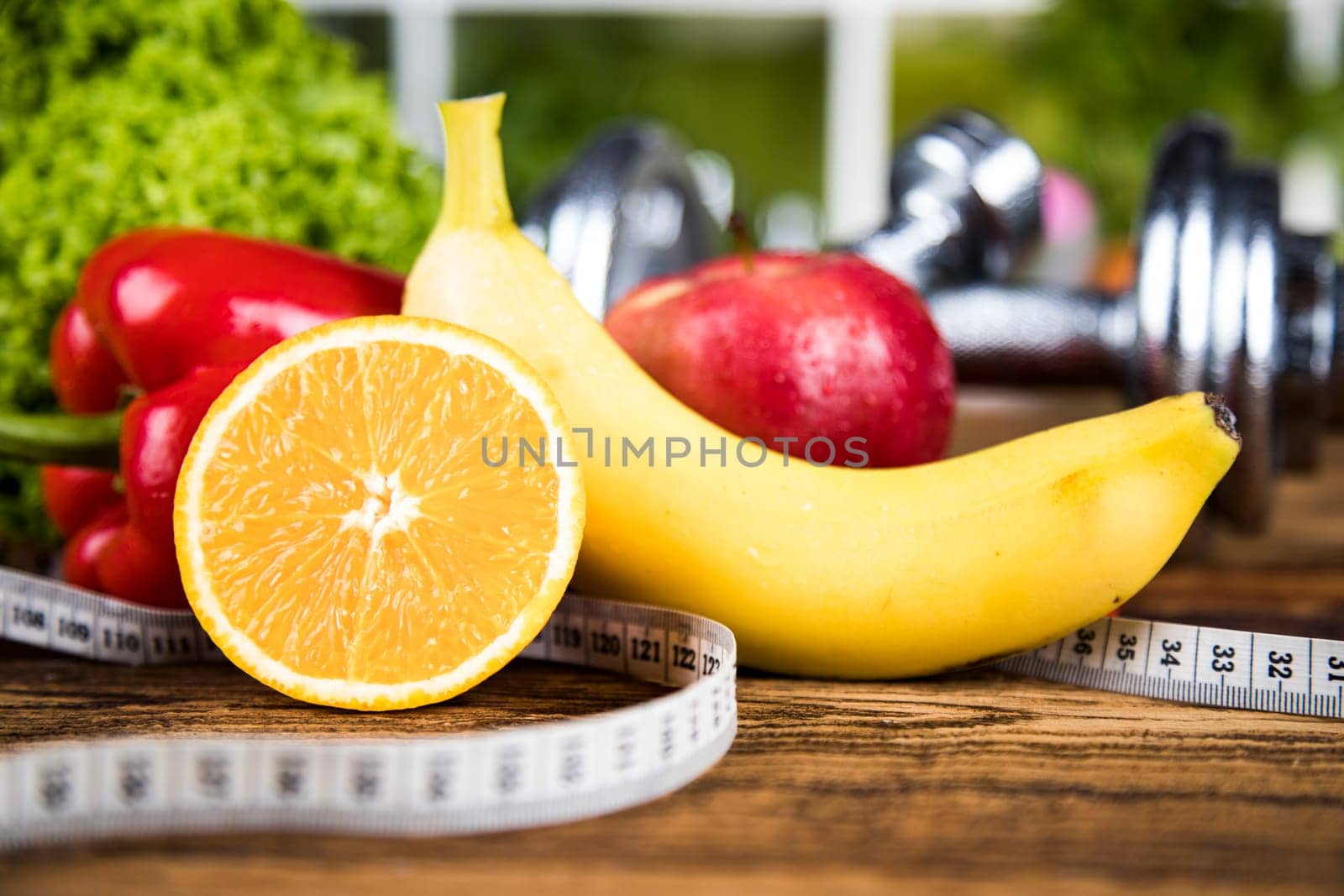 Healthy lifestyle concept, vitamins