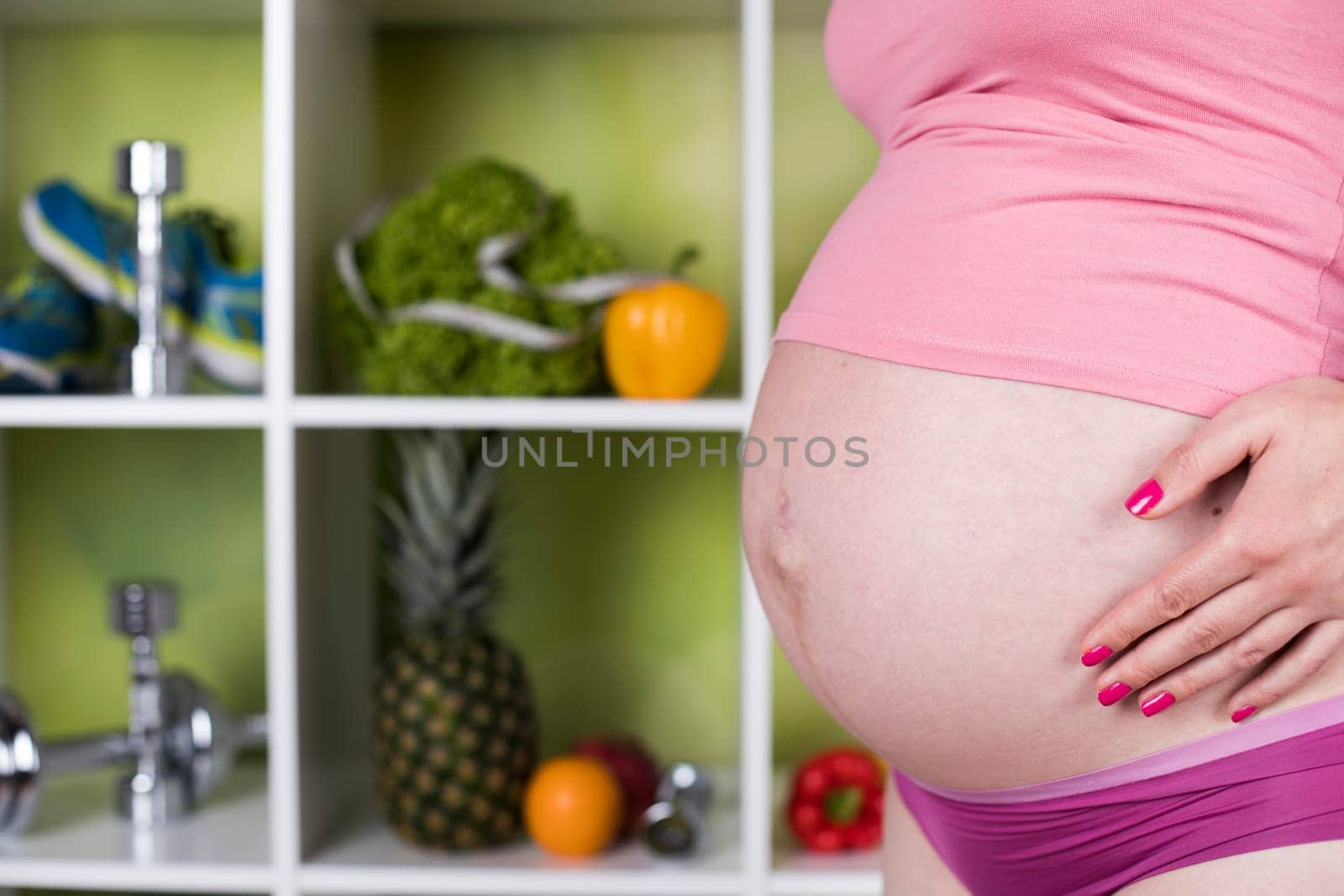 Fresh and healthy food for my baby, Pregnancy concept