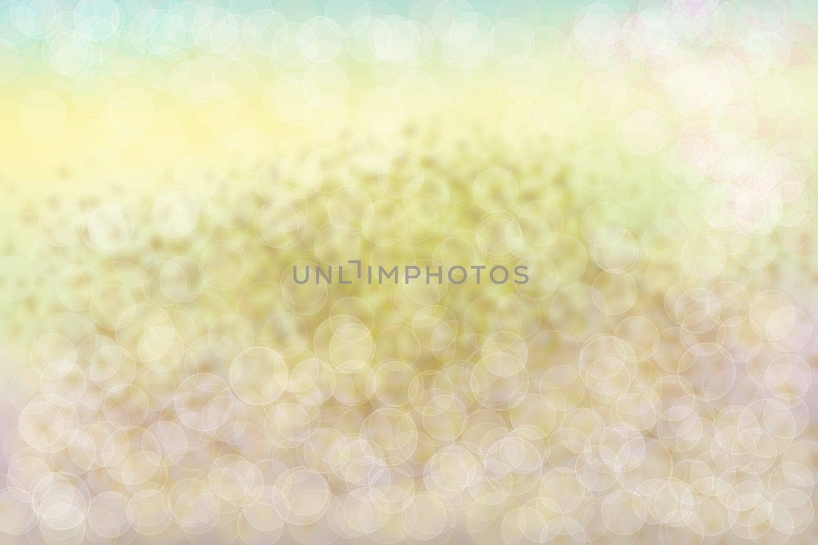 Abstract gold yellow bright bokeh background texture.