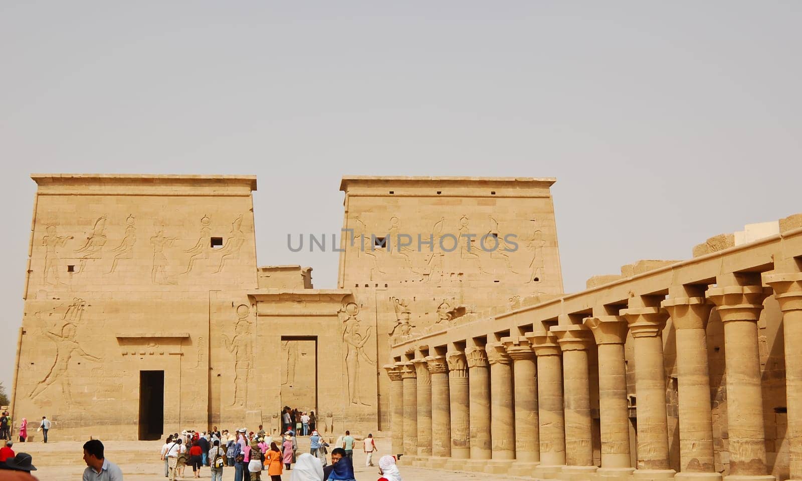 Temple of Isis on Philae Island in Egypt. Photo taken on February 24, 2007.