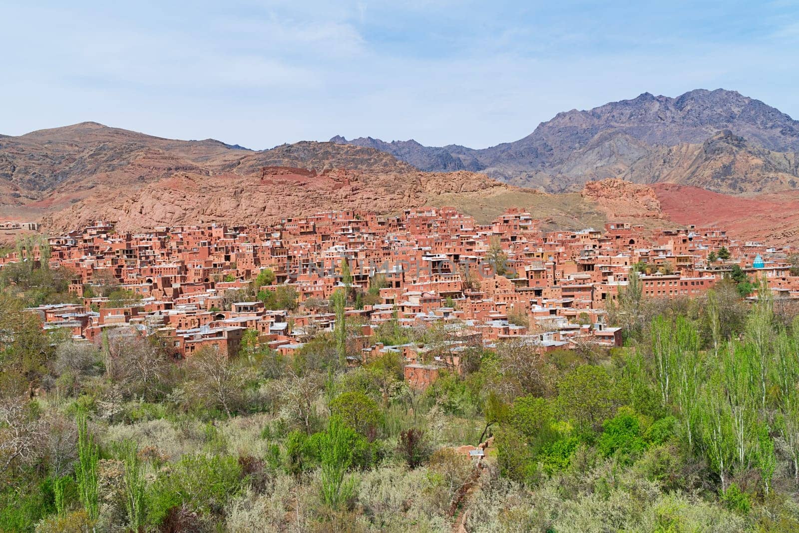 Abyaneh is one of the oldest villages in Iran. It is known to have existed 2,500 years ago. Situated on the north-western slope of Mount Karkas between Kashan and Esfahan, this ancient village is a living museum of Iran, preserved for its cultural heritage, traditions, and unique beauty despite centuries of changing rules, dynasties, and kingdoms in Persia.