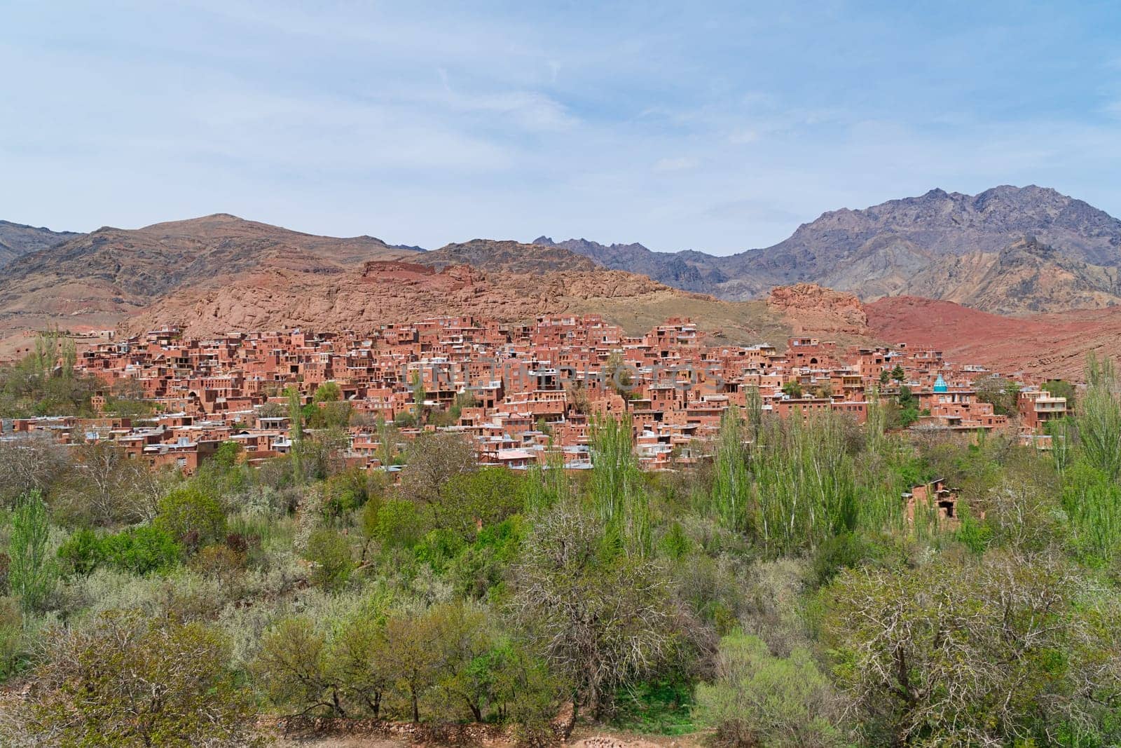 Abyaneh is one of the oldest villages in Iran. It is known to have existed 2,500 years ago. Situated on the north-western slope of Mount Karkas between Kashan and Esfahan, this ancient village is a living museum of Iran, preserved for its cultural heritage, traditions, and unique beauty despite centuries of changing rules, dynasties, and kingdoms in Persia.