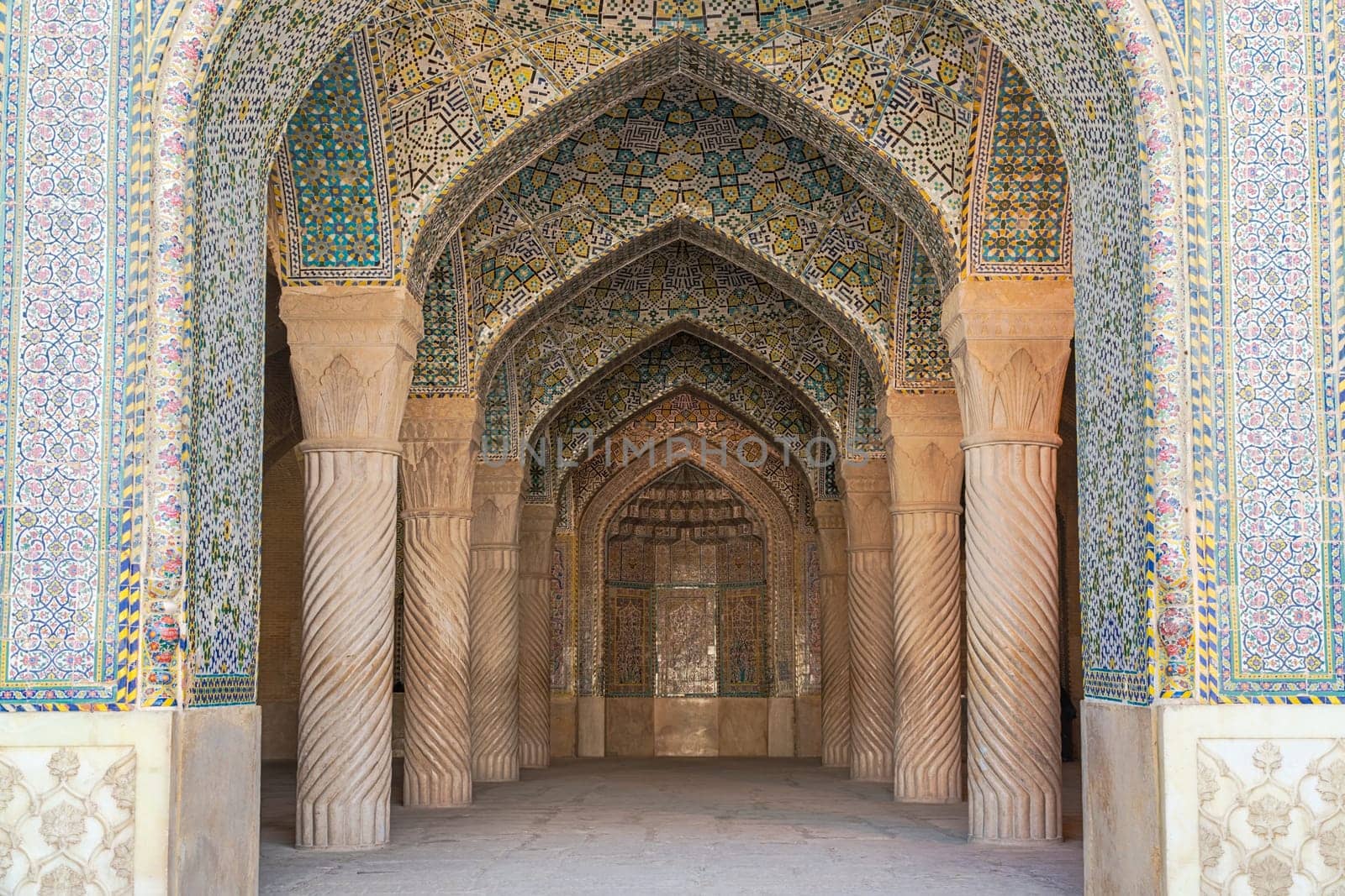 The Vakil Mosque is a mosque in Shiraz. This mosque was built between 1751 and 1773. Vakil means regent, which was the title used by Karim Khan, the founder of Zand Dynasty. Property release is not needed for this public place.