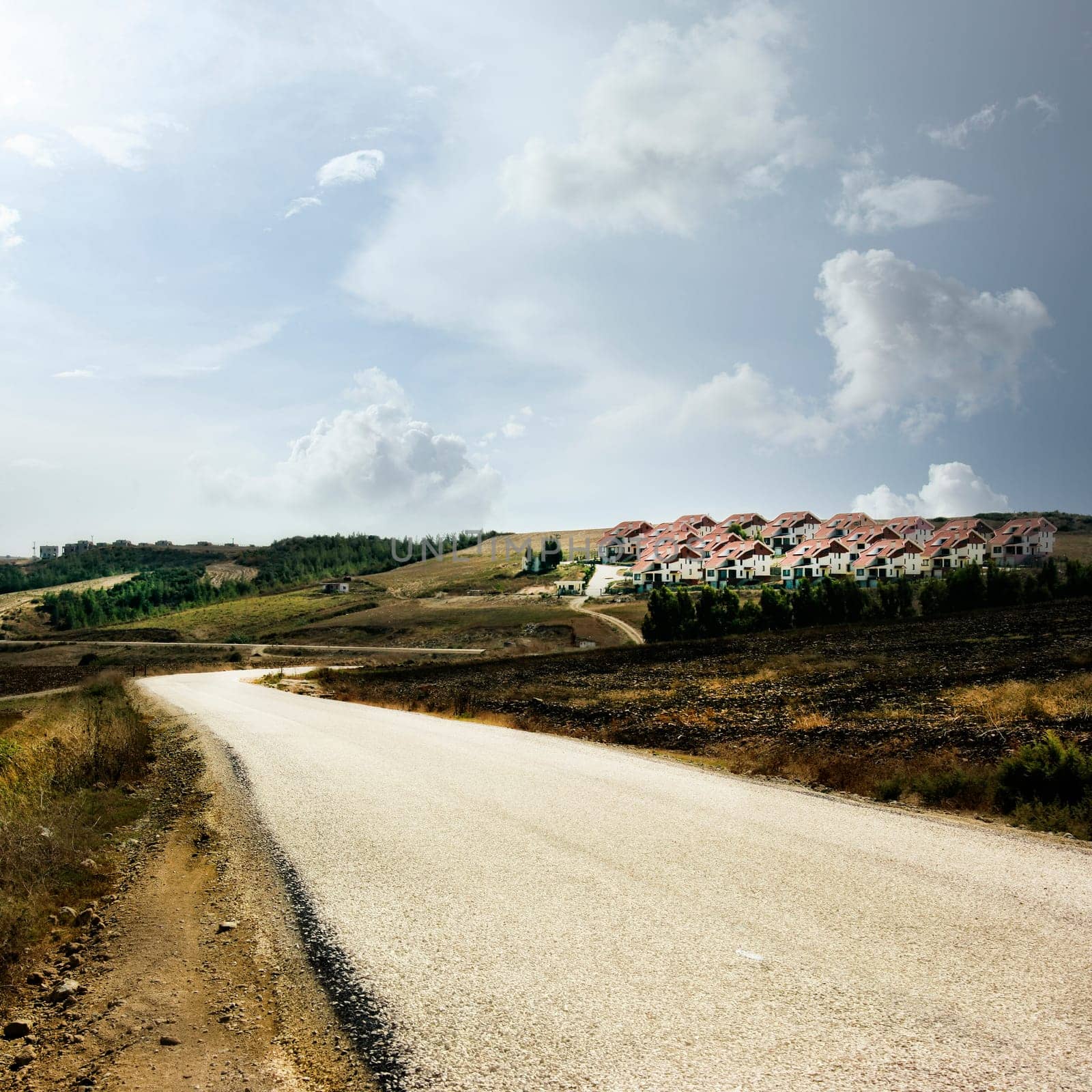 An image of road curve