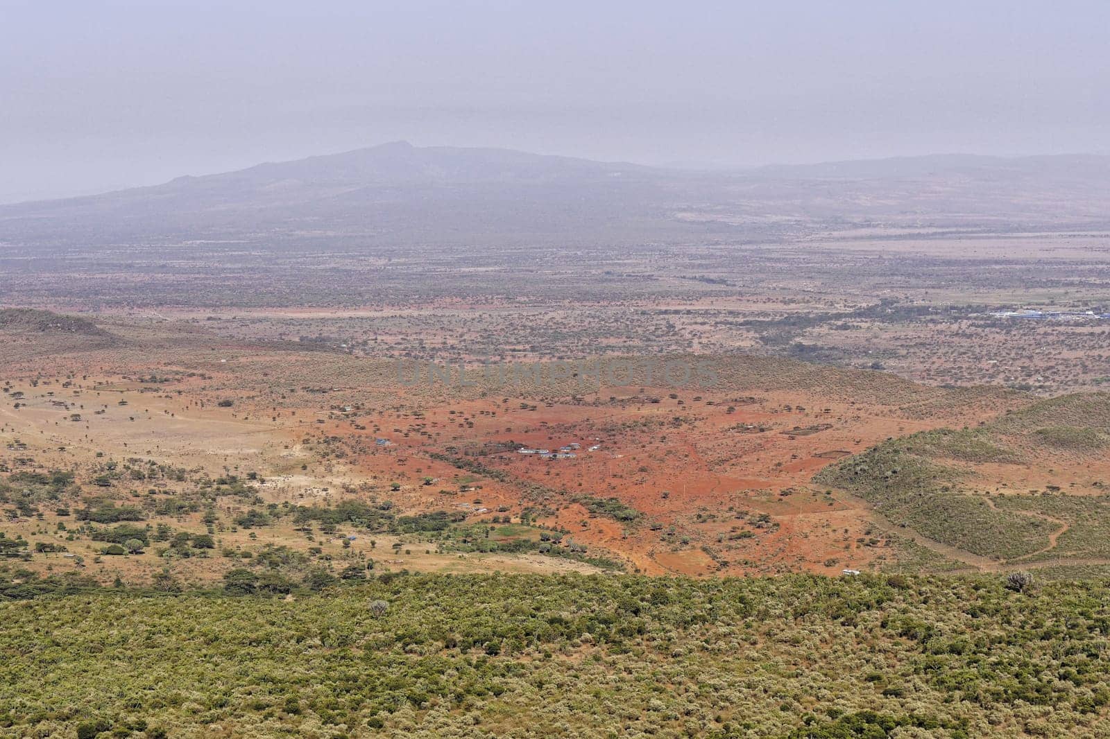 Great rift valley landscape in Kenya