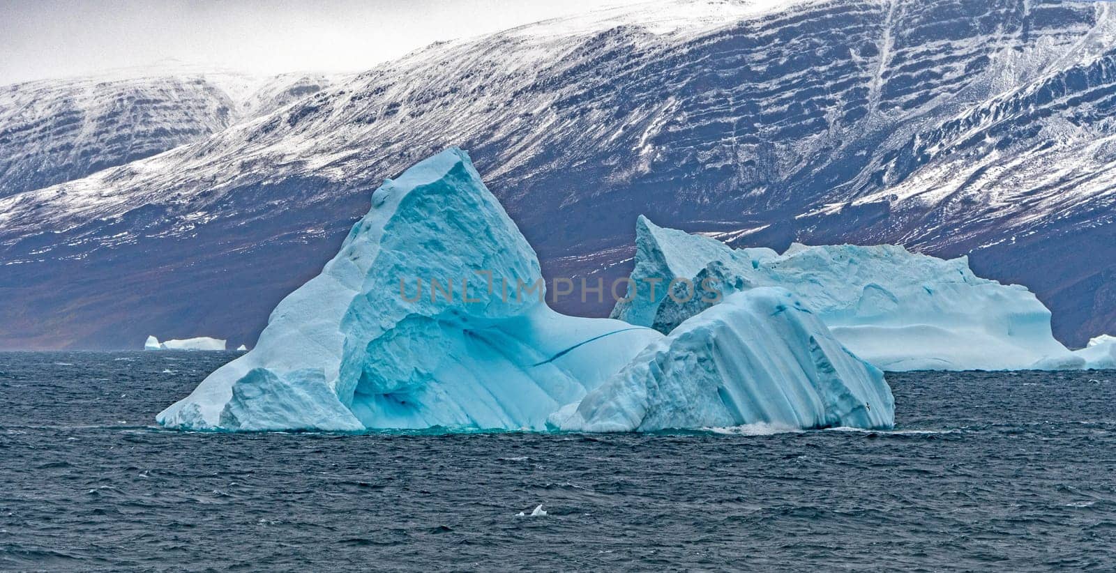 Floating Ice along a Remote Coast of Greenland along the Nugssuaq Peninsula