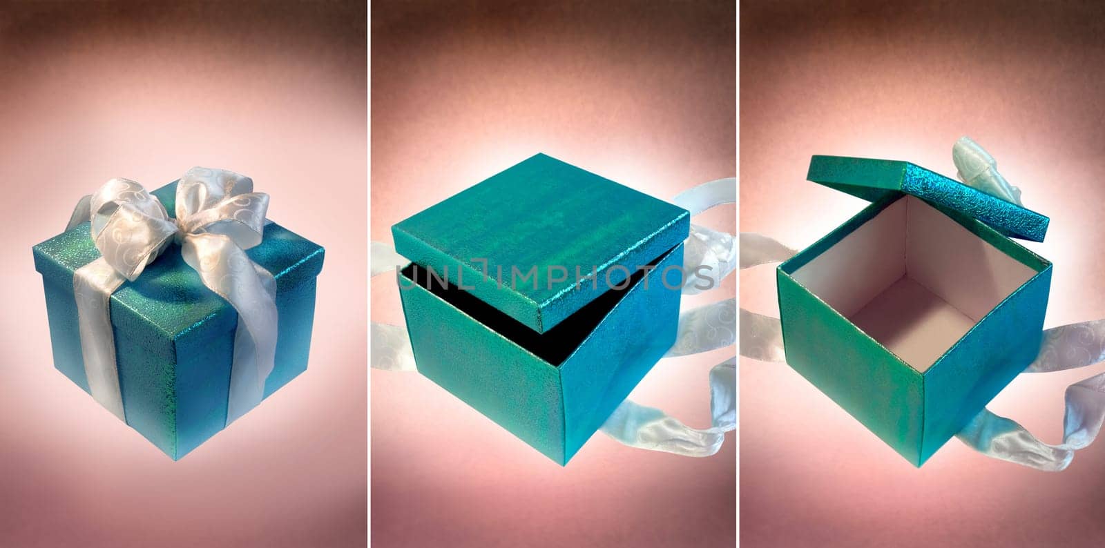 conceptual background image of gift box
