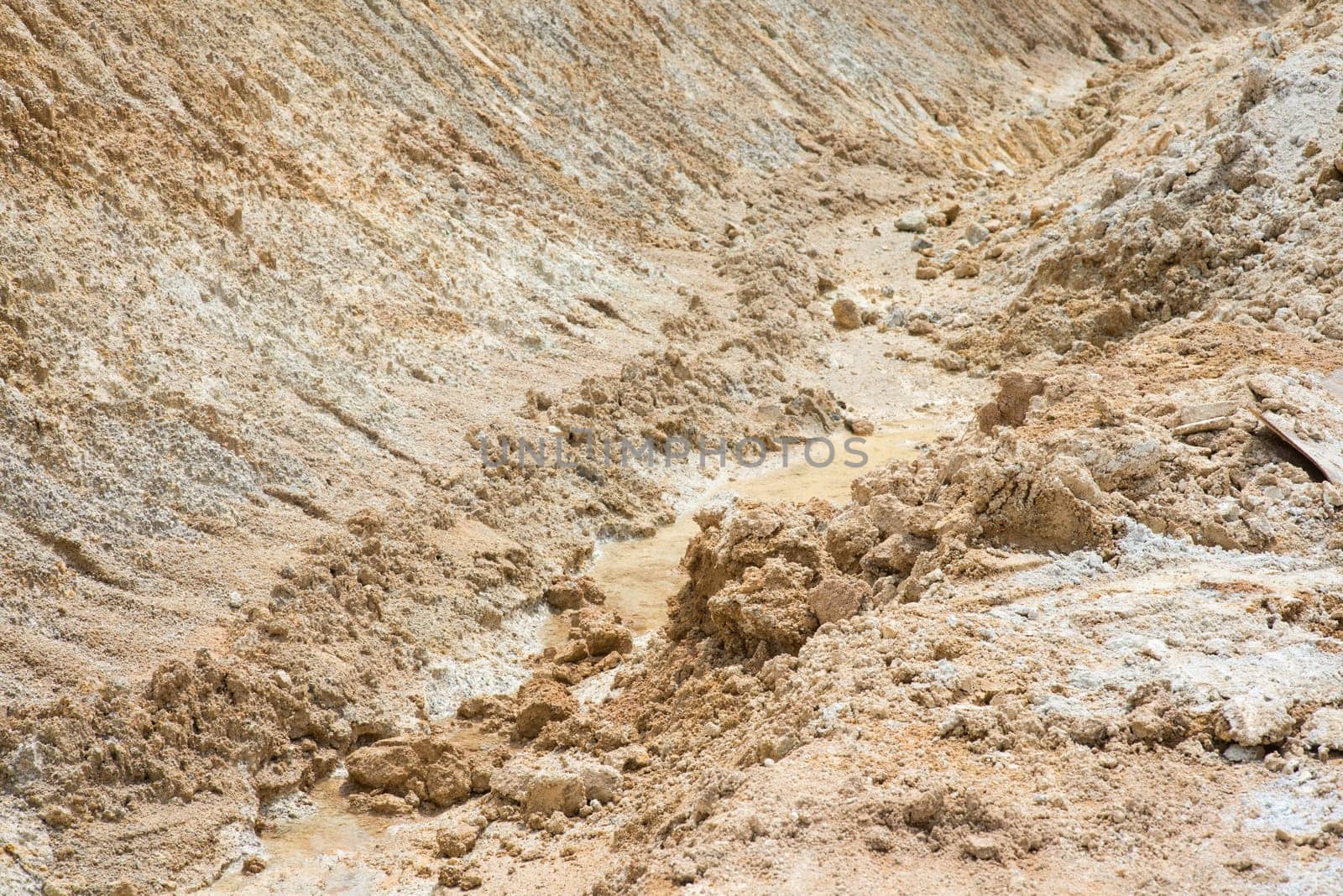 Sand mines in Malaysia.