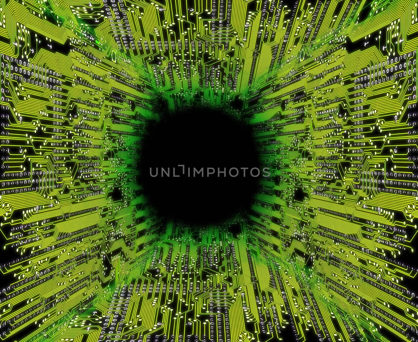 conceptual technology background of computer parts.