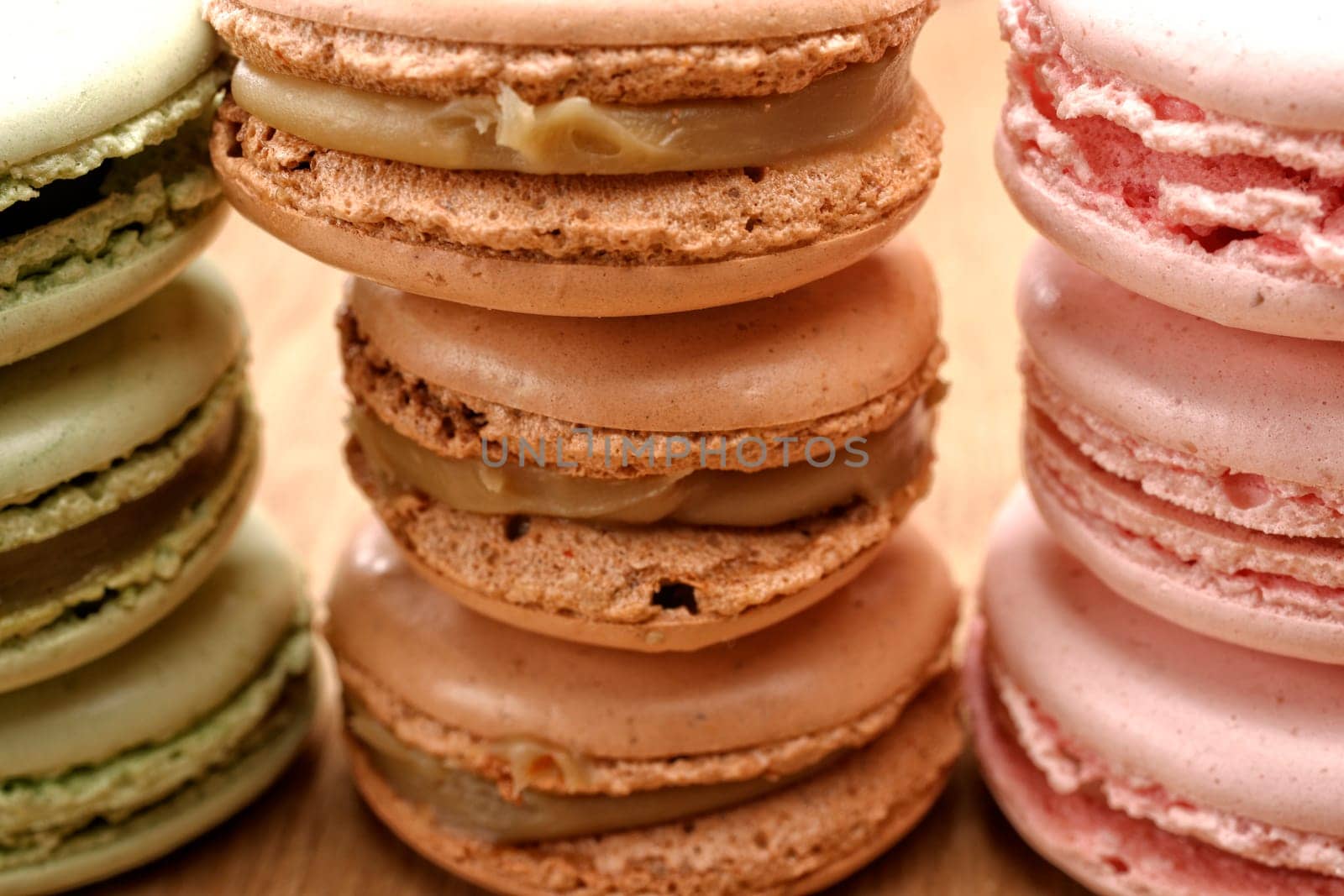 close up shot of macarons
