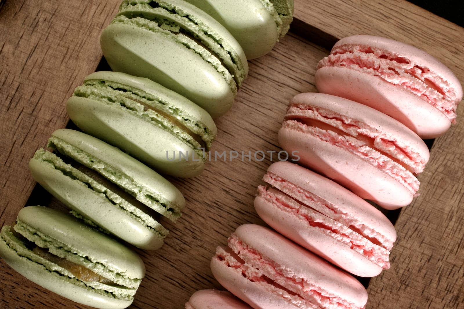 close up shot of macarons
