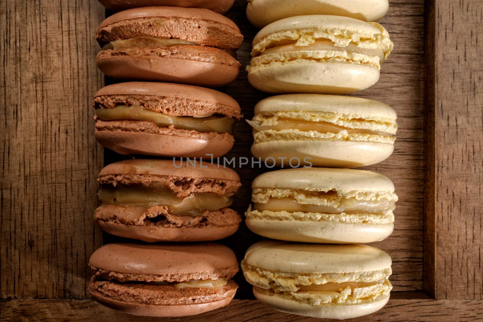 close up shot of macarons