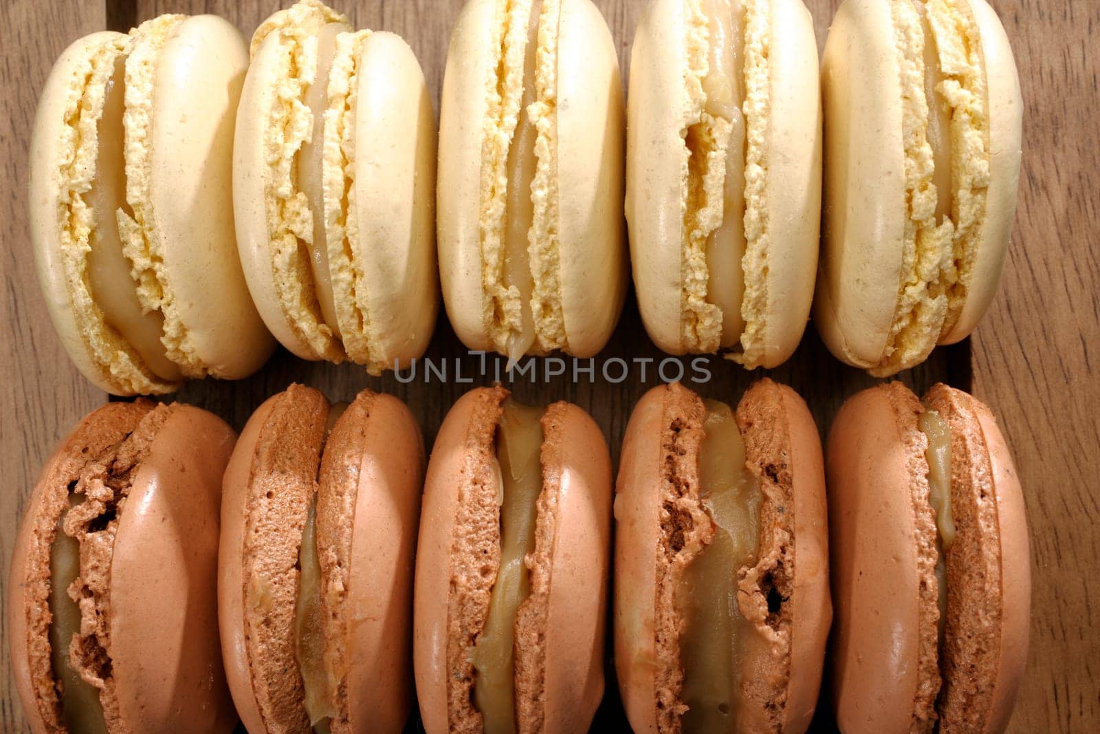 close up shot of macarons