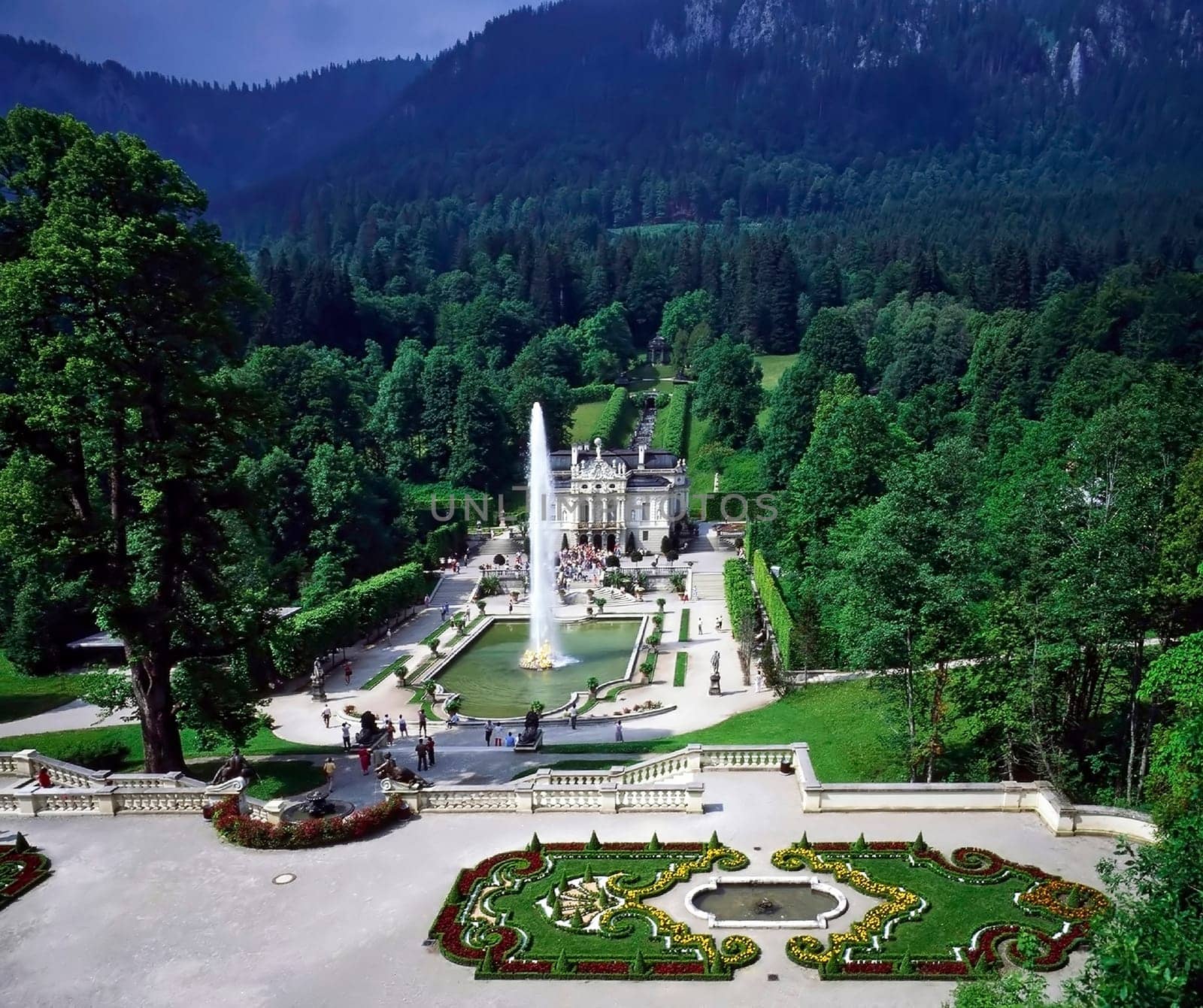 Palace Linderhof in Bavaria, Germany