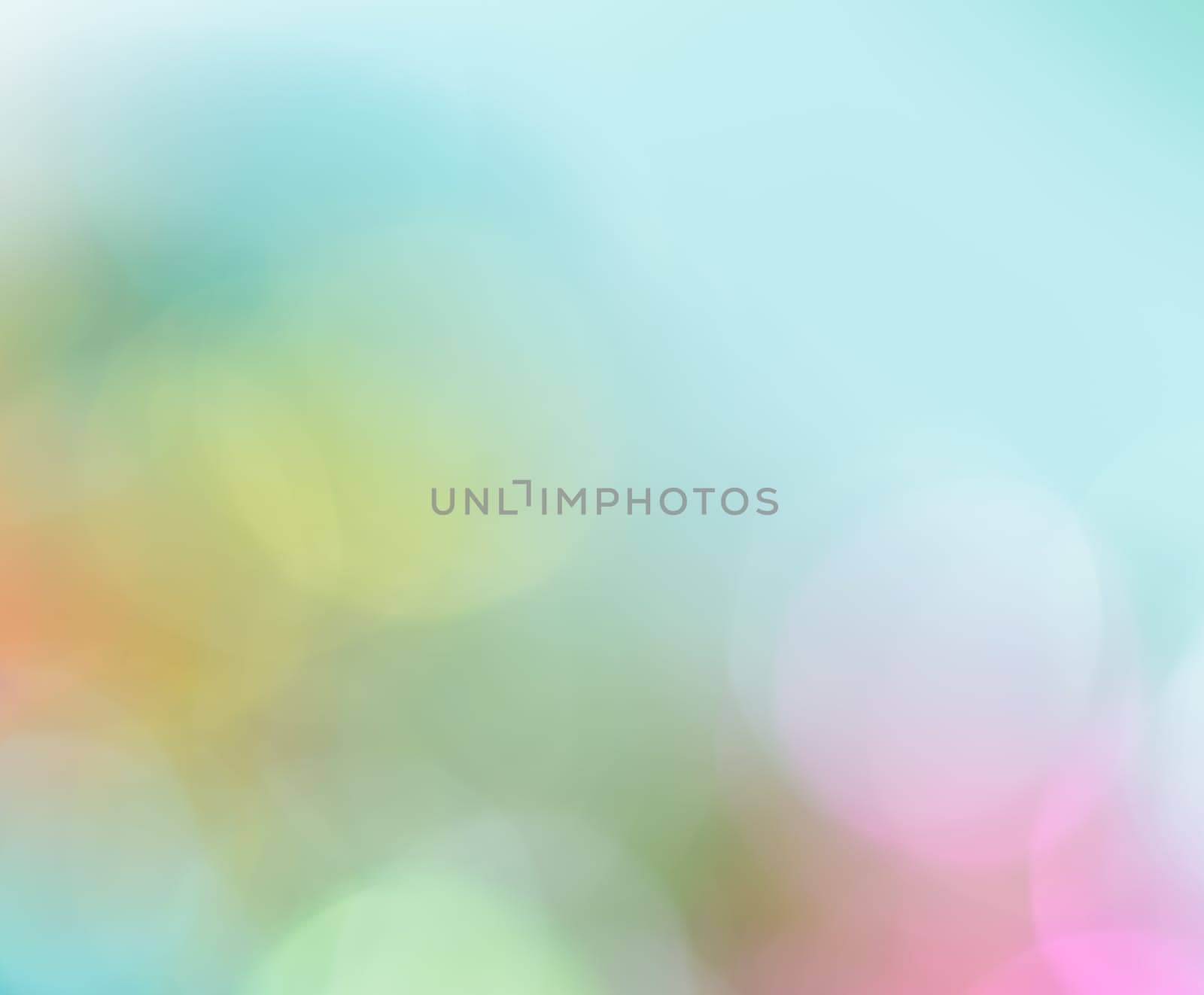 Colorful bokeh abstract background of de-focused lights
