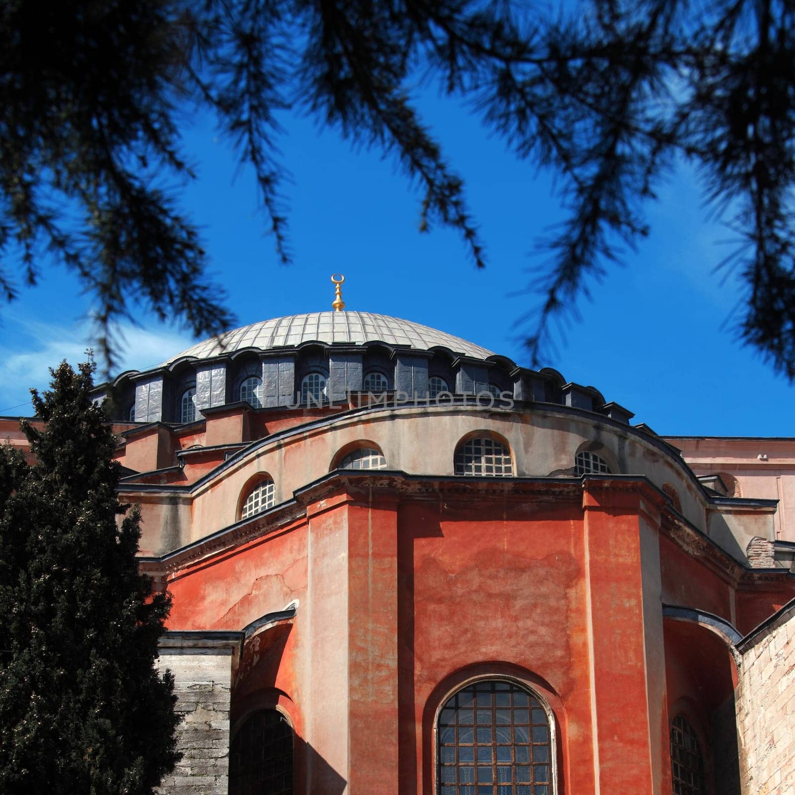 detail shot from Ayasofia mosque in Istanbul, Turkey.