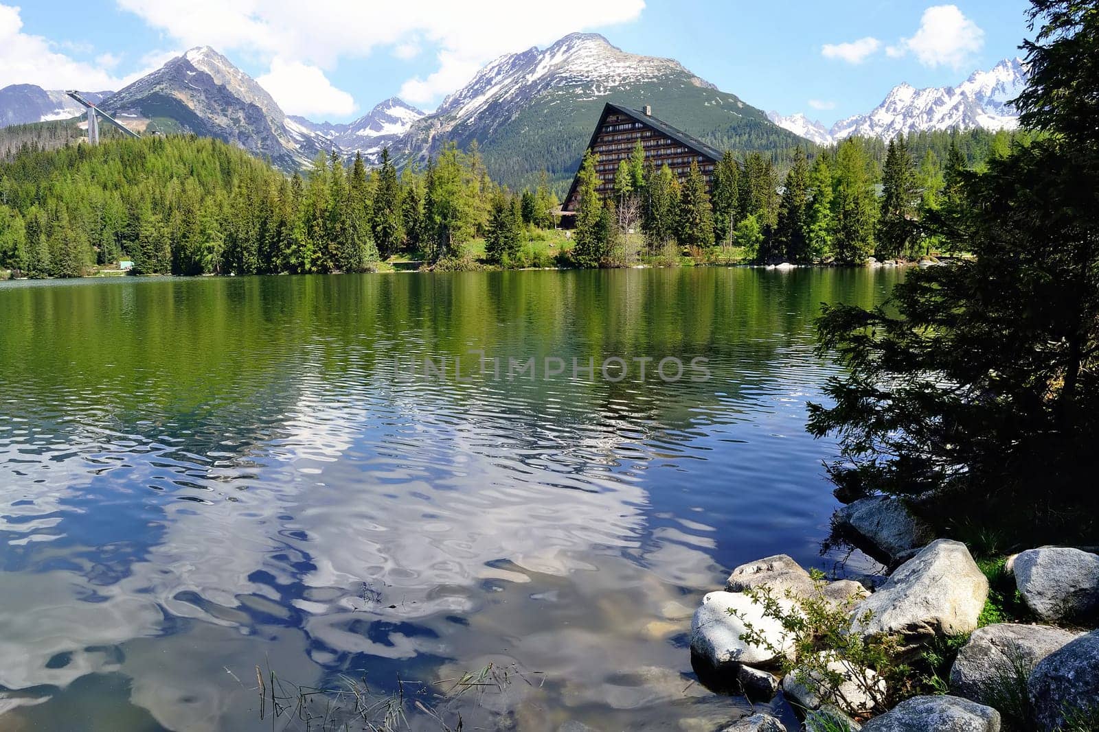 Lake in High Tatra mountains in Slovakia