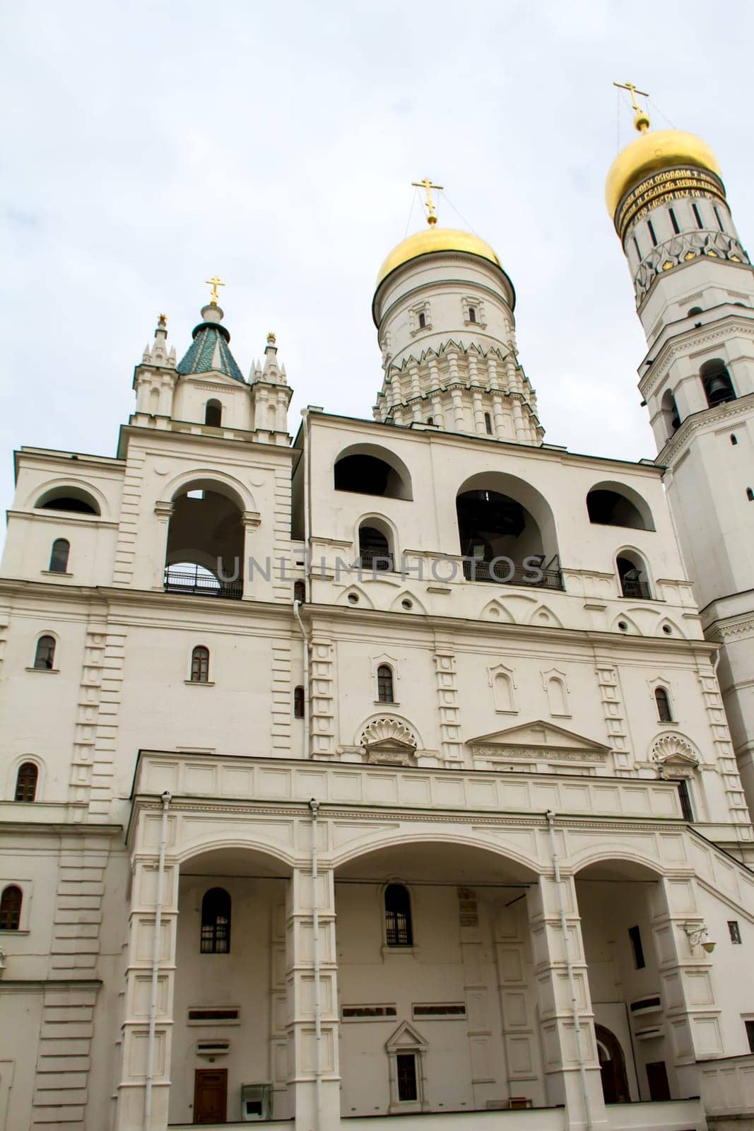 The Ivan the Great Bell Tower, inside the Kremlin, in Moscow.