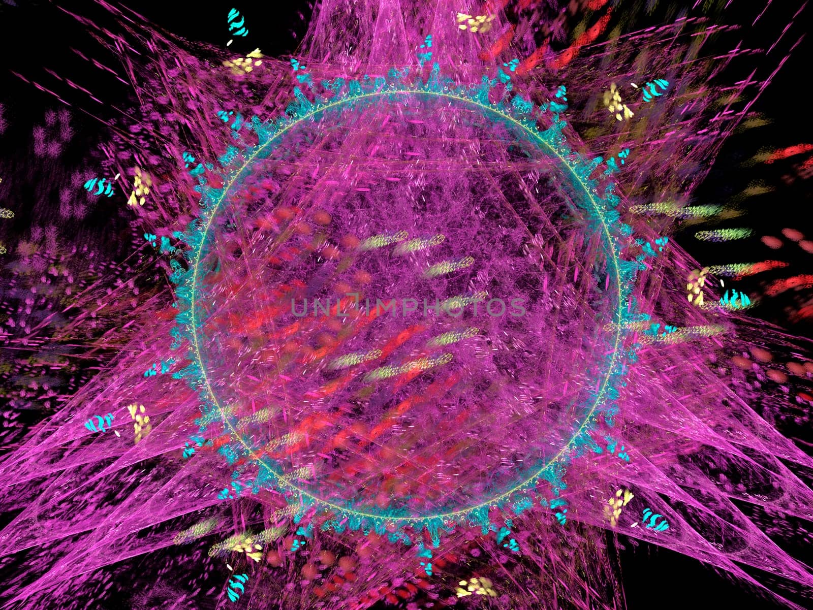 A digitally generated background fractal..