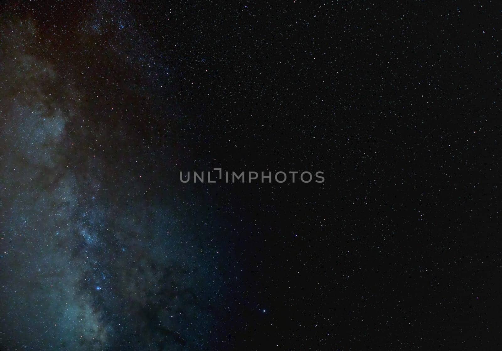Milky Way background or wallpaper with plenty of copy space