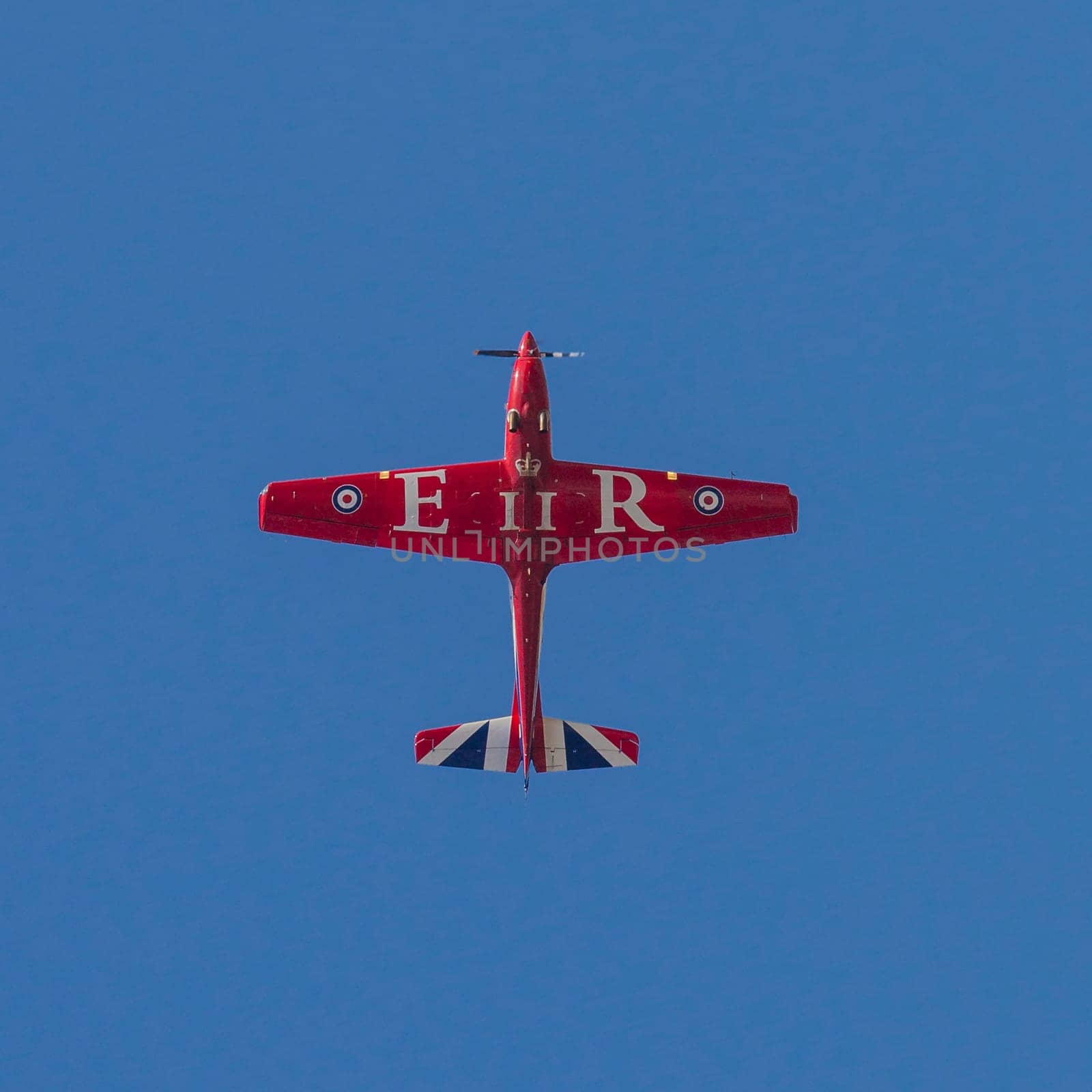 LUQA, MALTA - SEP 29 - Shorts Tucano T1 ZF269 Queen's Jubilee during the 20th edition of the Malta International Airshow on 29 September 2012