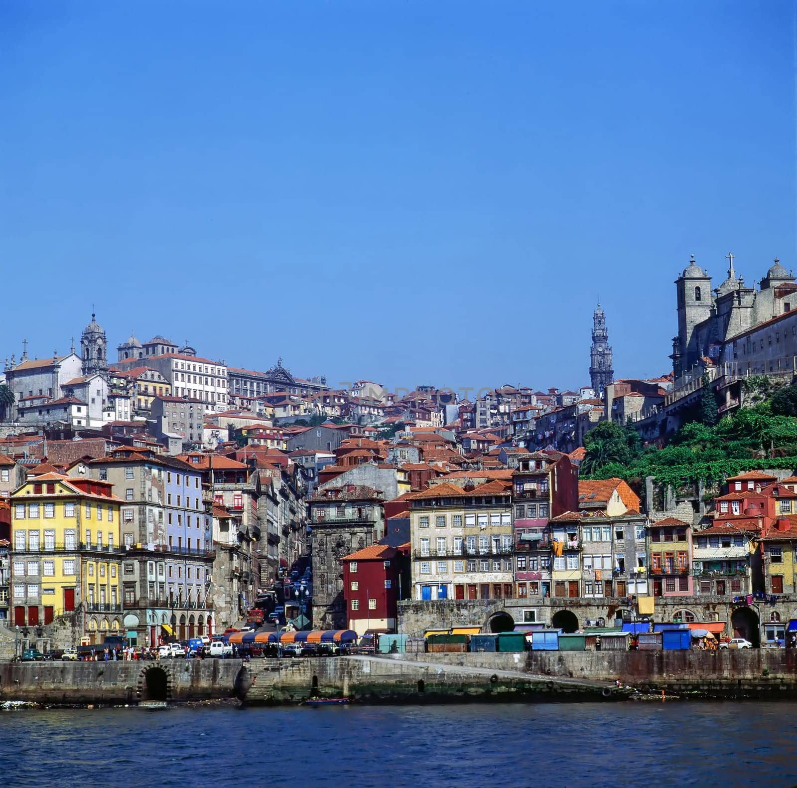 Porto with Douro River in Portugal