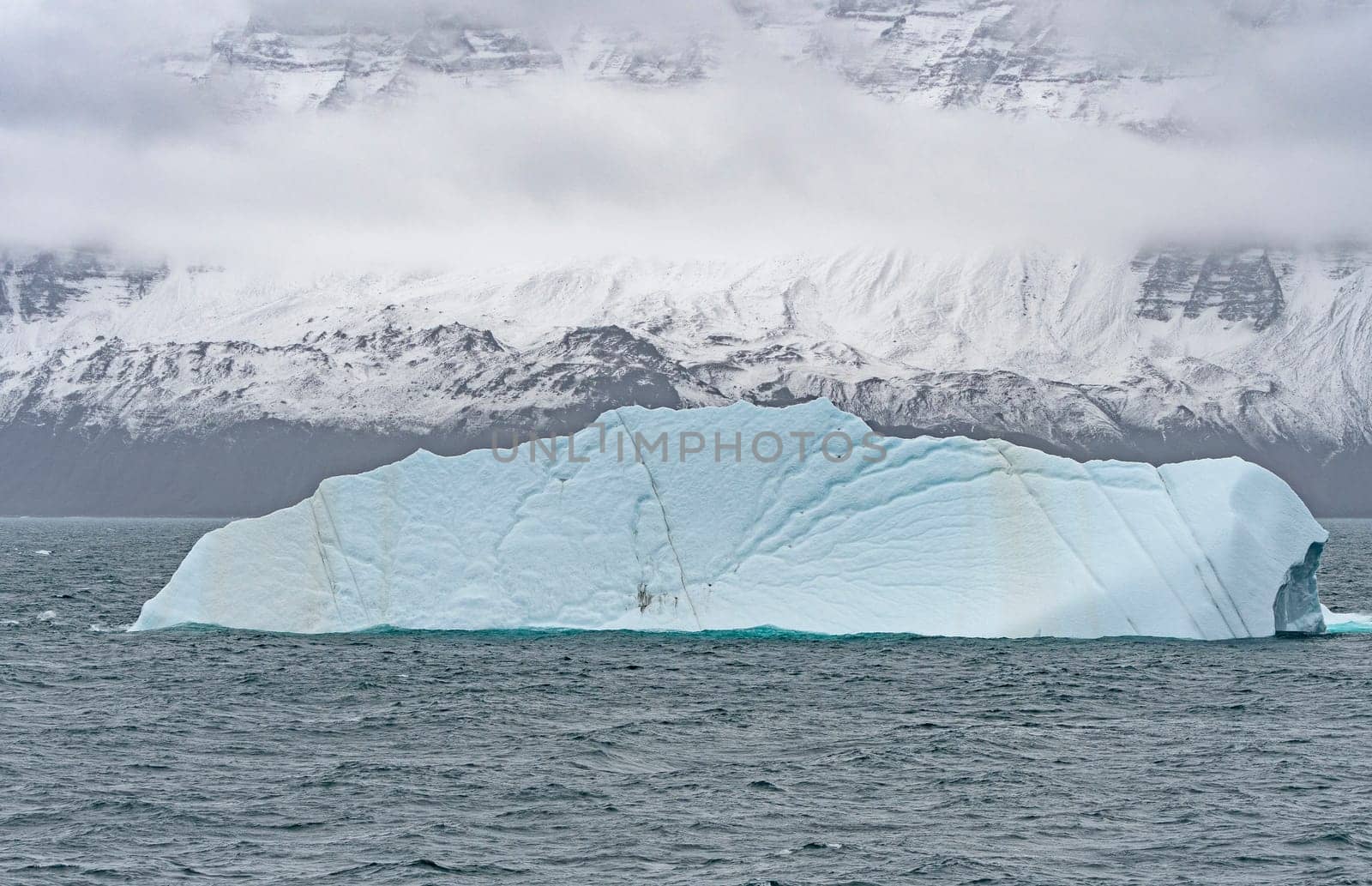 Fog and Ice off a remote Coast of Greenland along the Nugssuaq Peninsula