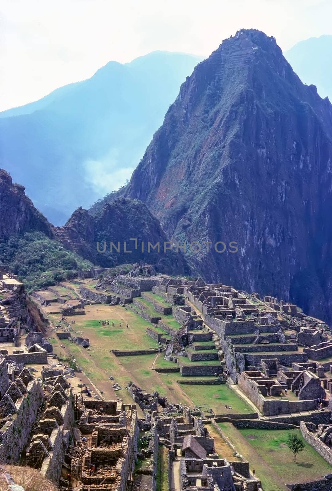 View of Machu Picchu in Peru