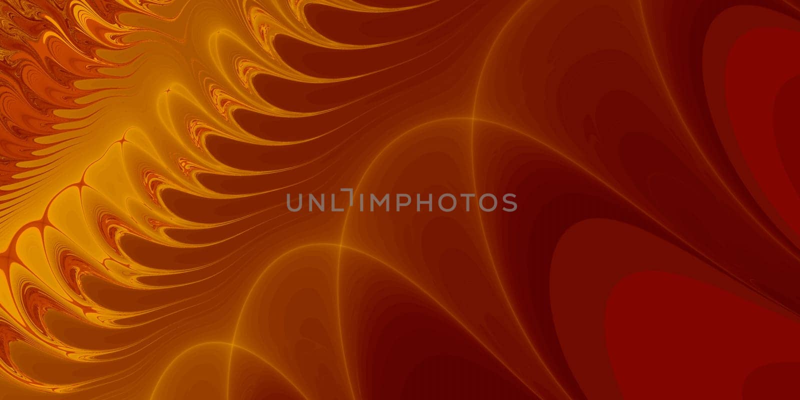 An abstract fractal design representing music waves in an opera hall.