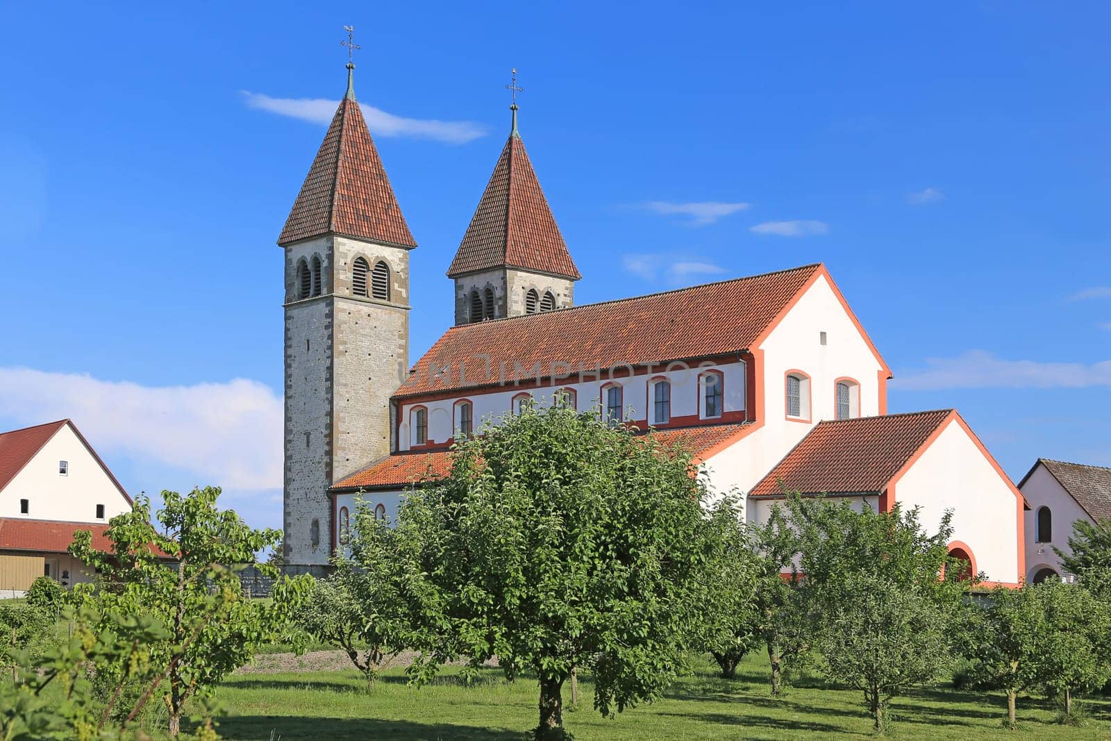 Saint Peter and Paul in Niederzell on the island of Reichenau in Lake Constance