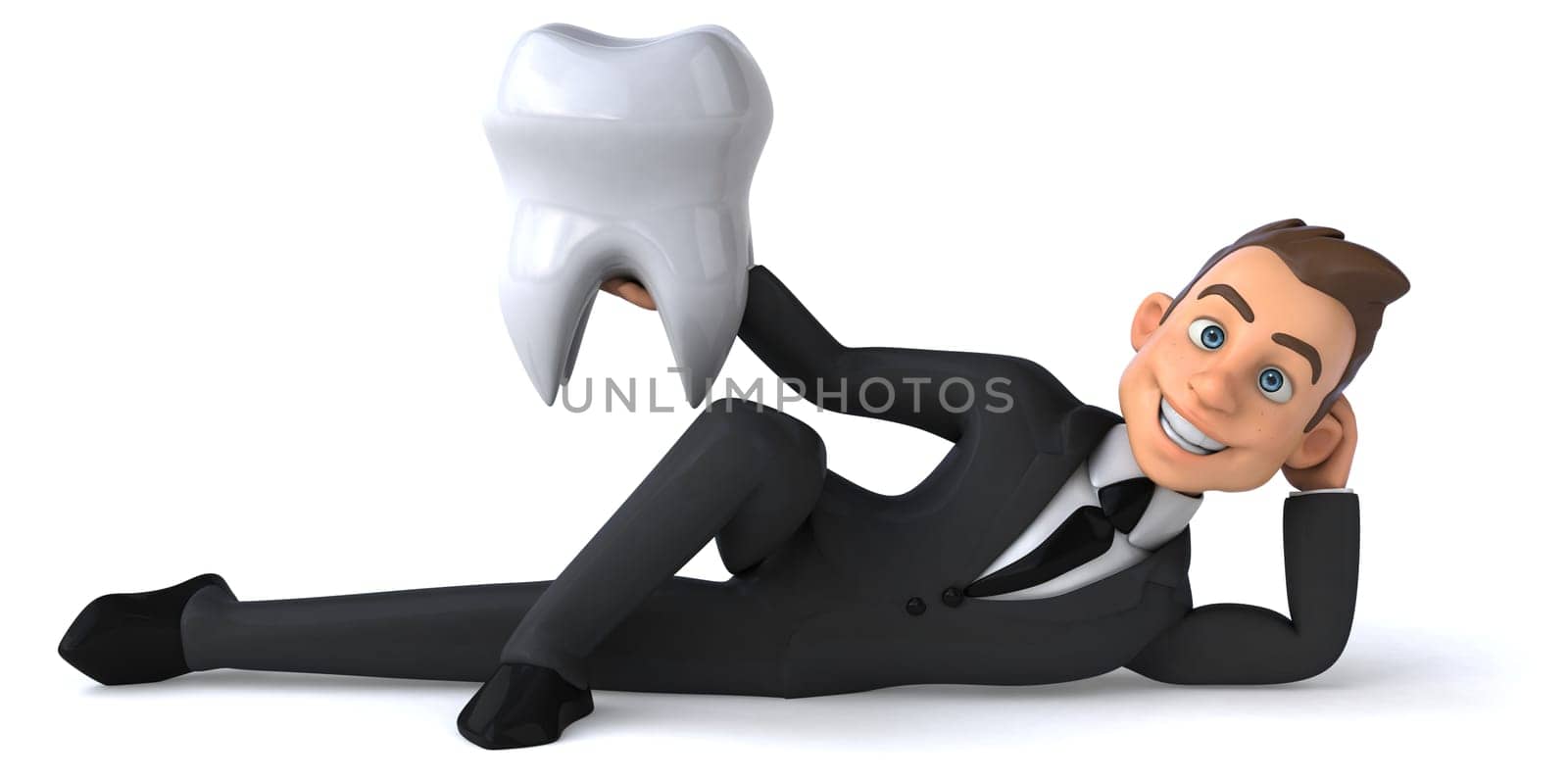 Fun businessman