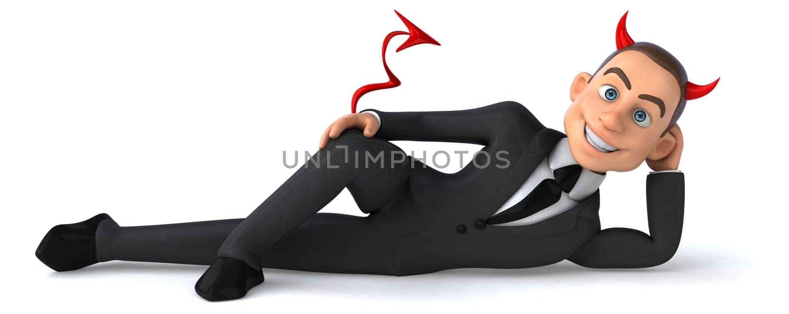 Fun businessman