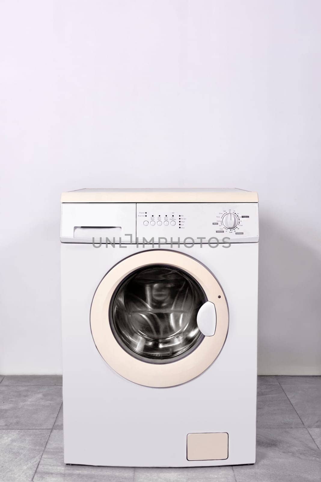 Washing machine at home. Home appliances