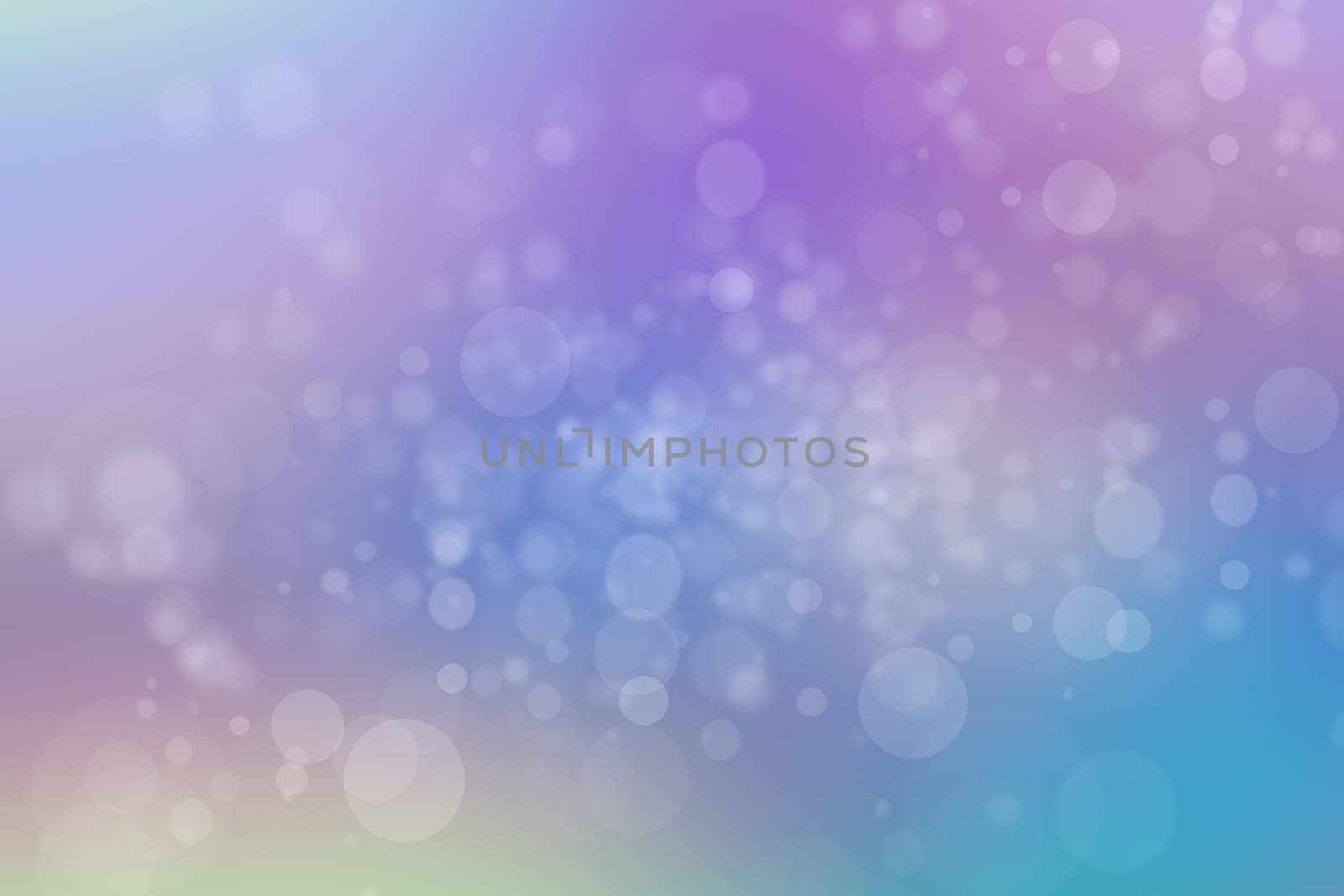 Abstract colorful pastel bokeh background texture with bright soft color circles. Space for your text