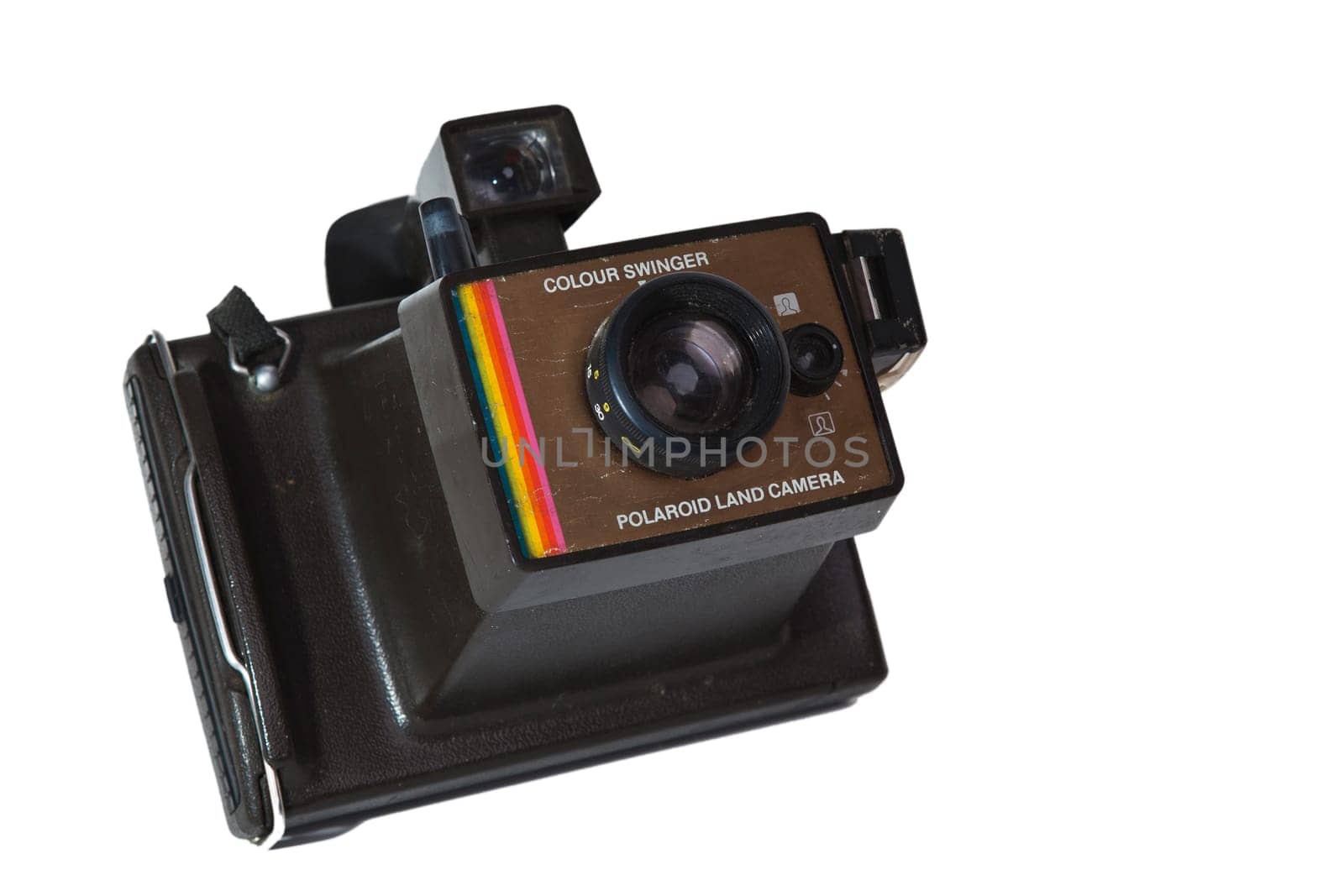 The 80 series Colour Swinger Plaroid Land camera was in production between 1975 and 1978