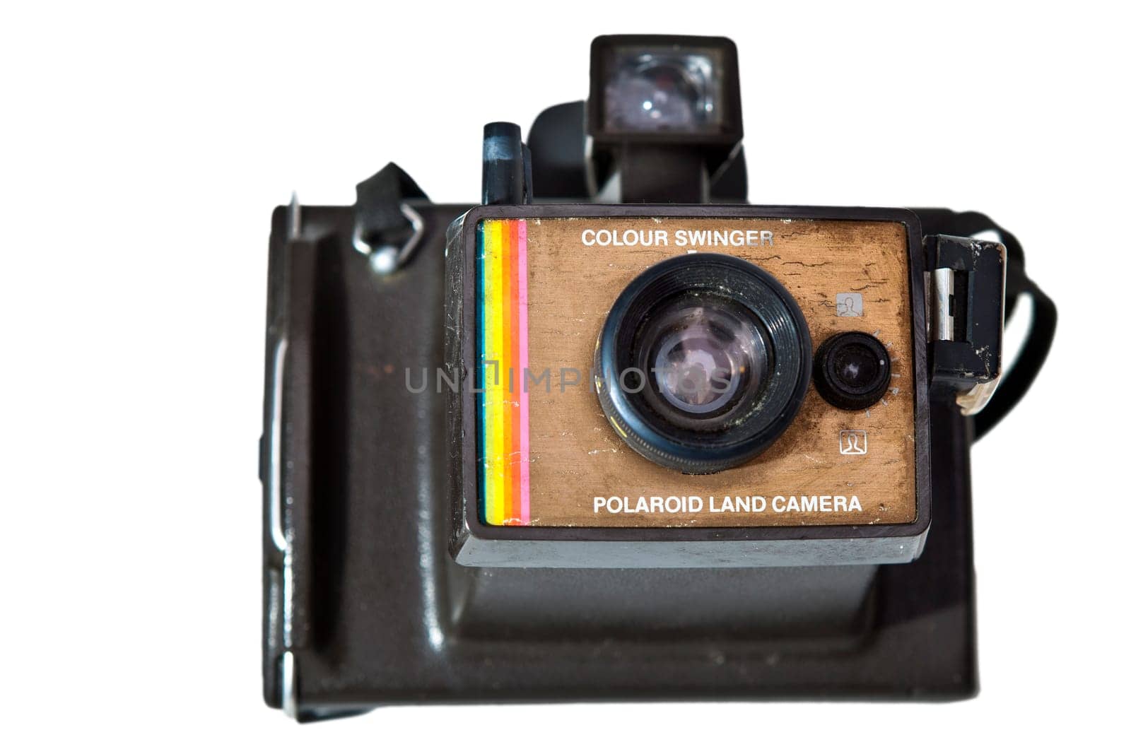 The 80 series Colour Swinger Plaroid Land camera was in production between 1975 and 1978