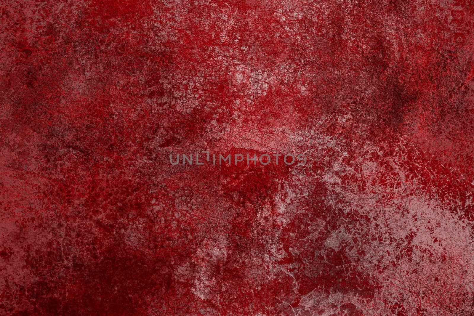 Red iron grunge texture. Grey texture on the background.