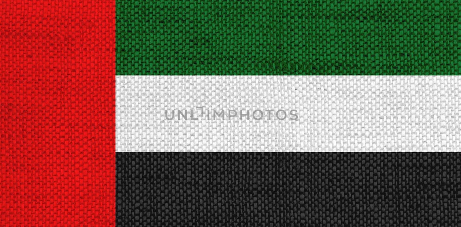 Flag of the United Arab Emirates on texture