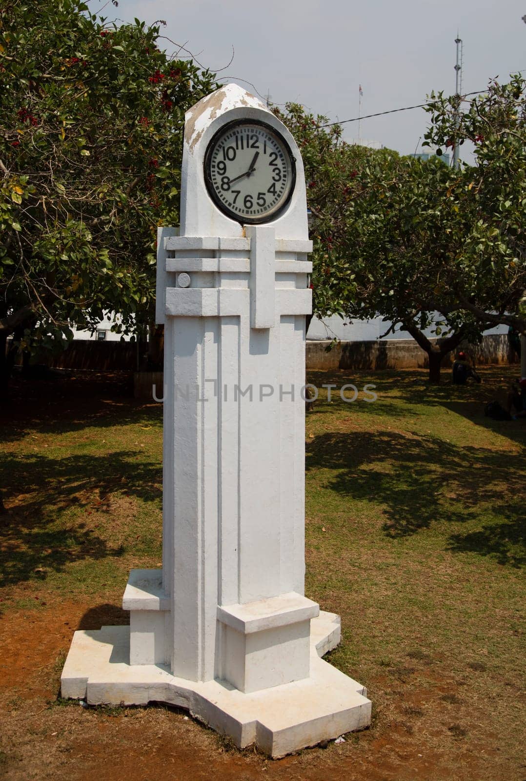 Traditional clock in Kota Tua Jakarta.