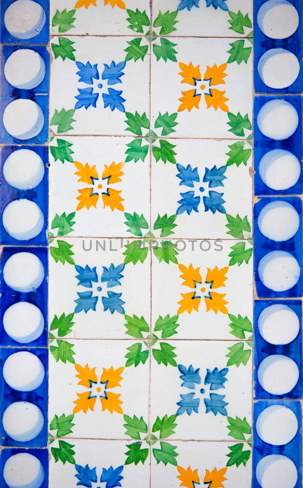 Aluzejo  Portuguese painted tin-glazed ceramic tile work.