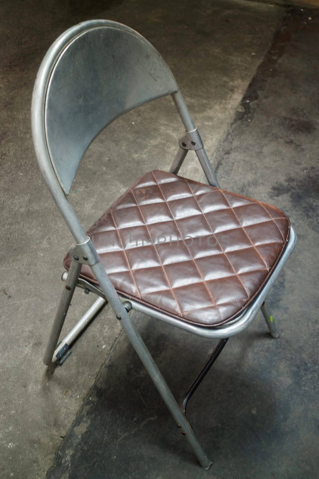 Exterior seat in the garden, stock photo