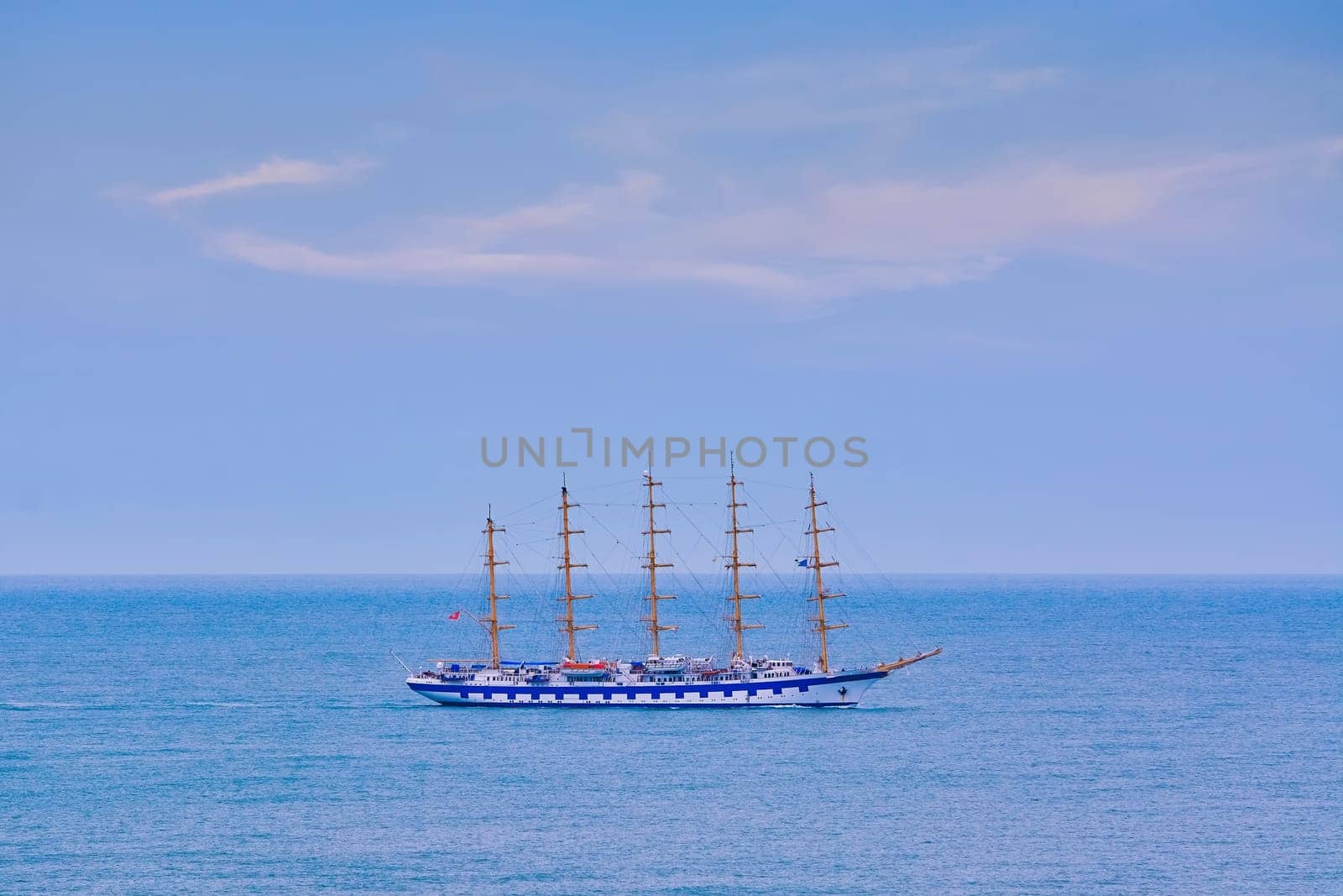 Big Sailing Ship in the Black Sea