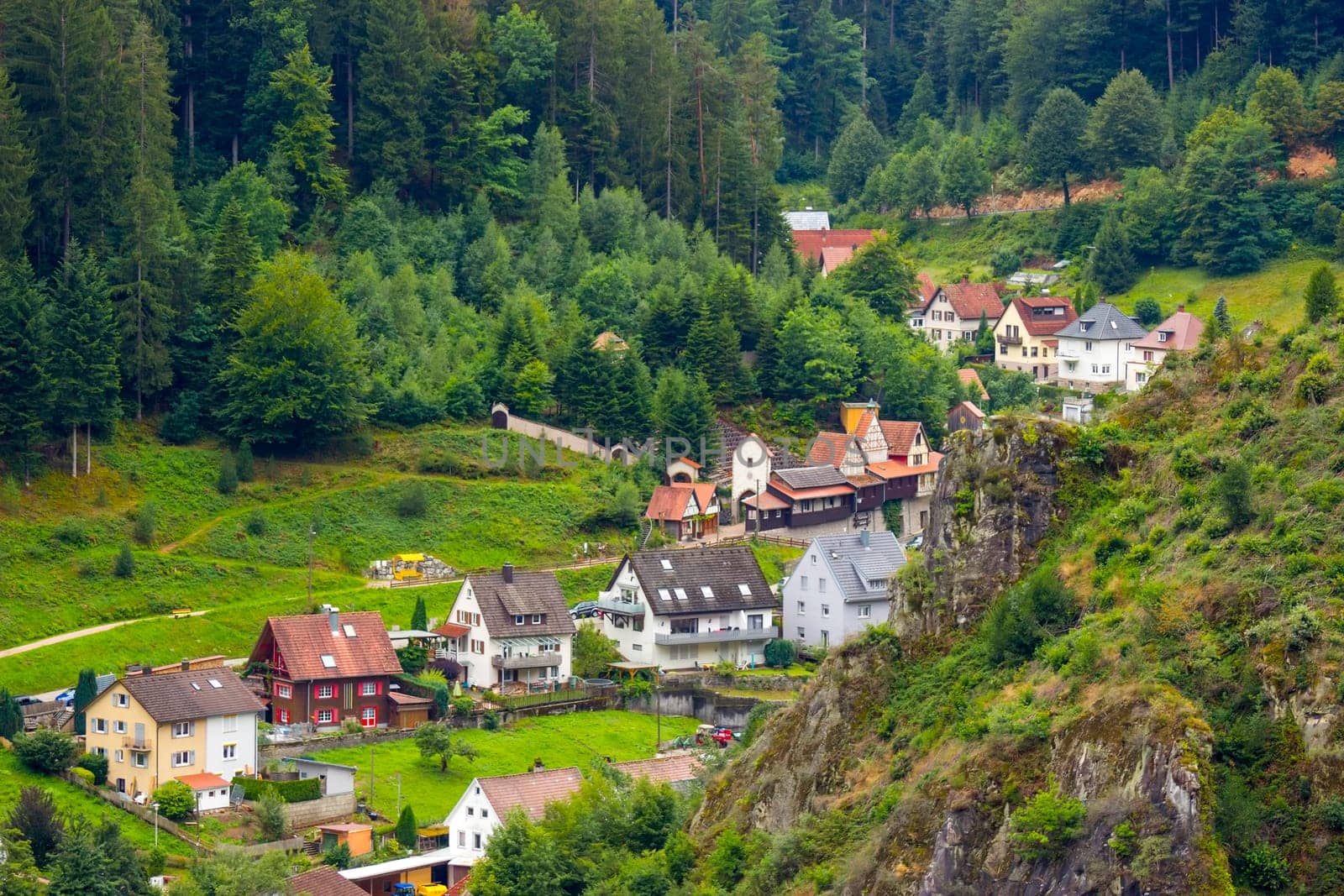 View of Hornberg in Black Forest - Germany, Baden-Wurttemberg