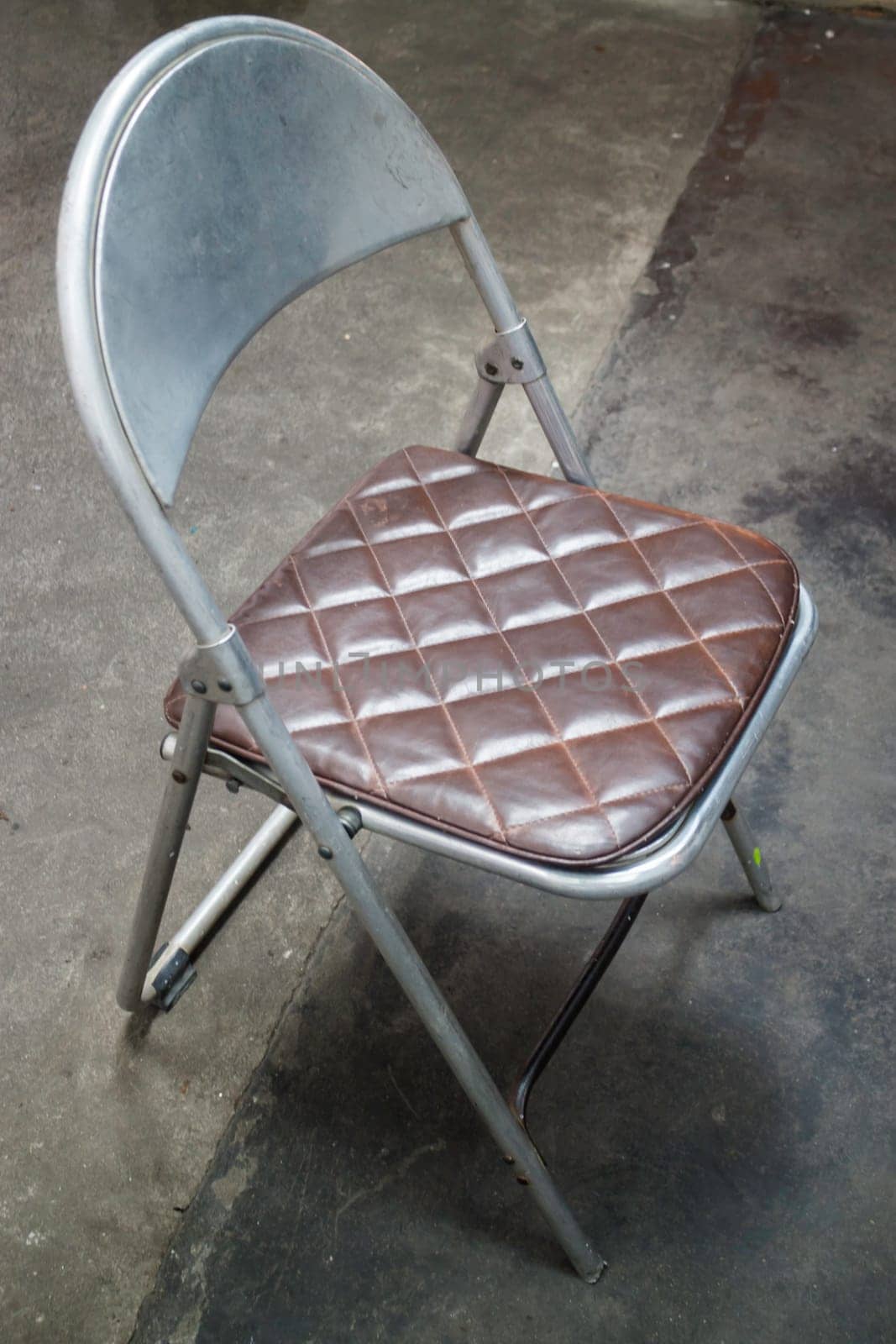Exterior seat in the garden, stock photo