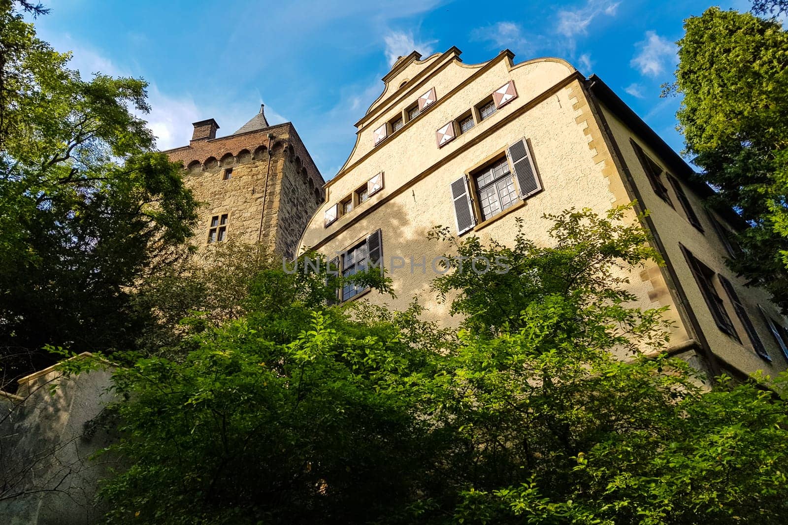 The medieval castle Schloss Landsberg in Germany