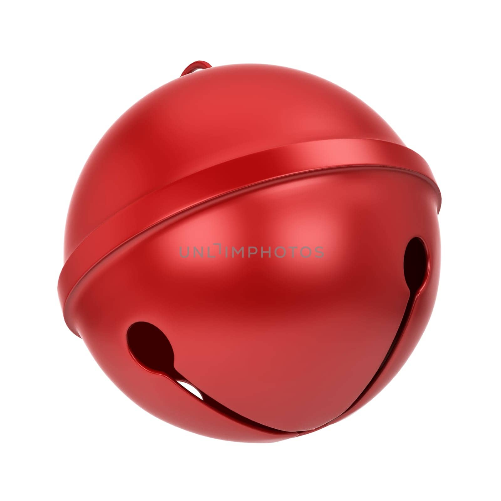 Jingle bell. 3d illustration isolated on white background