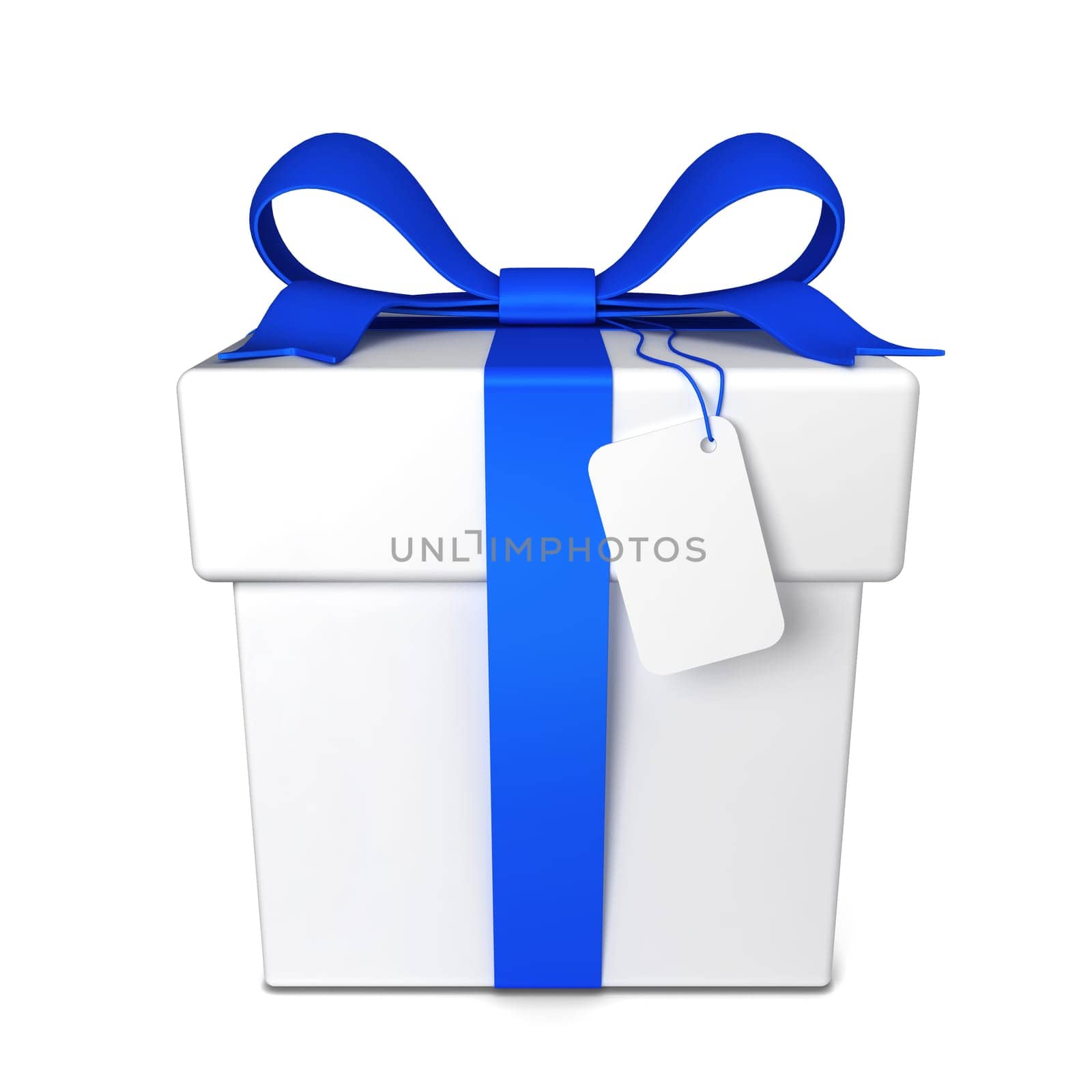 Gift box. 3d illustration isolated on white background