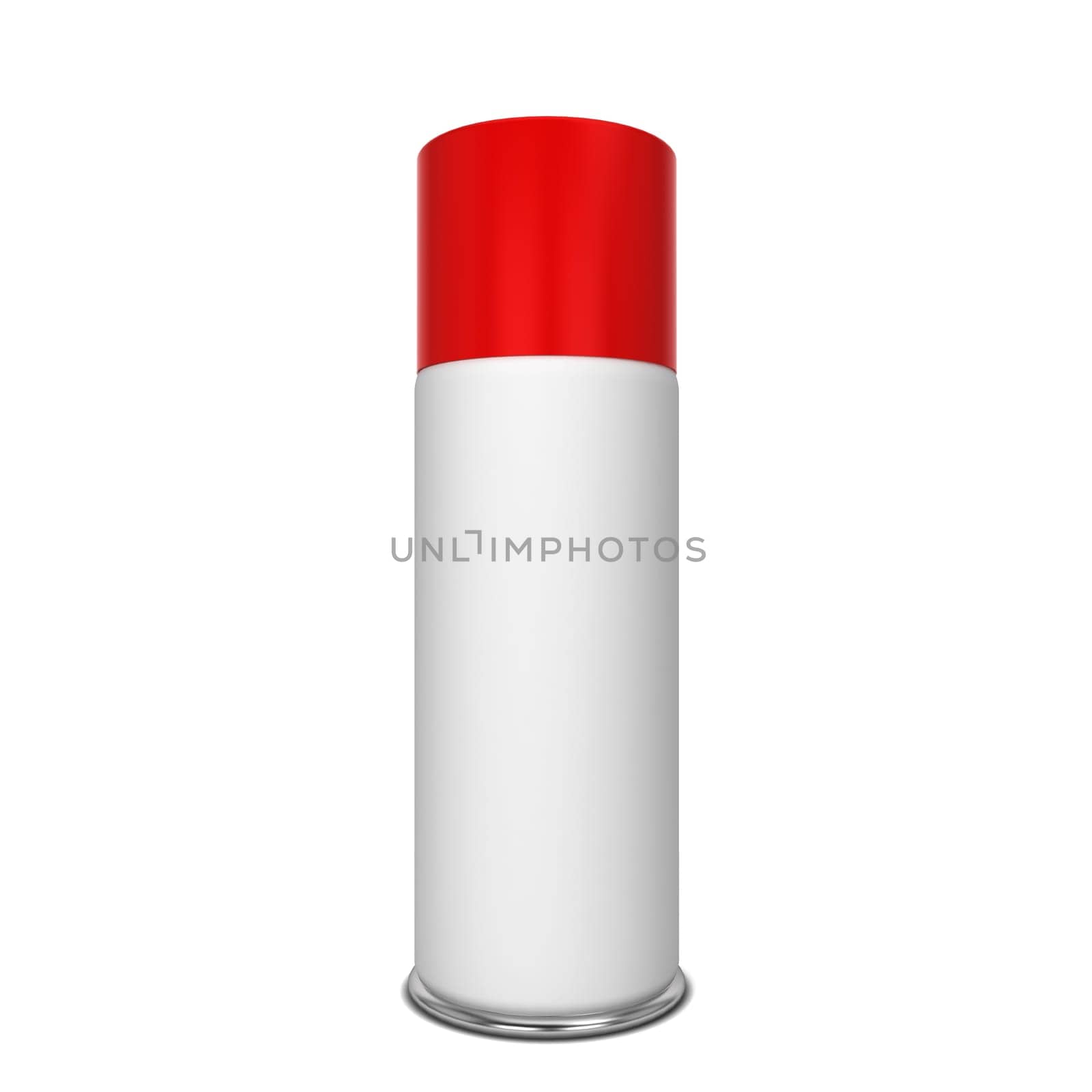 Blank spray. 3d illustration isolated on white background